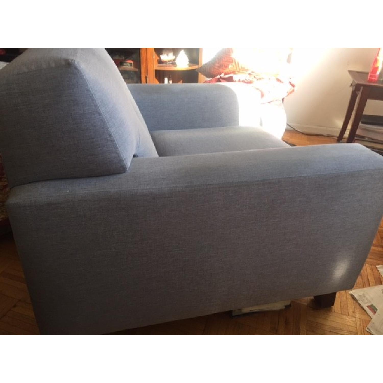 Crypton Fabrics Couch + Matching Armchair & Ottoman - image-19