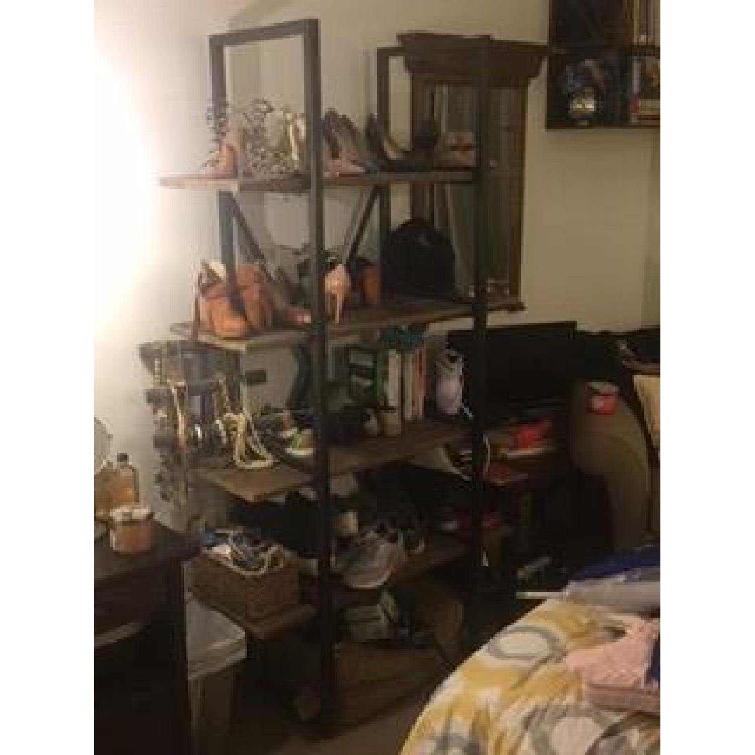 Restoration Hardware Wyatt Industrial Wooden Single Shelving - image-8