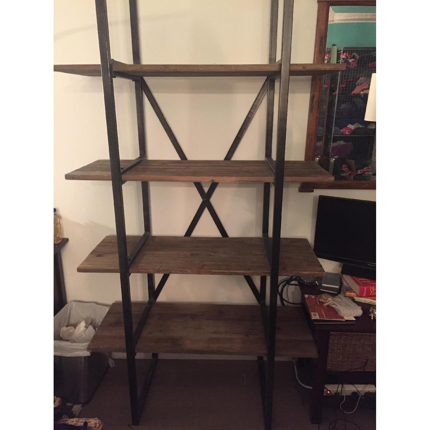 Restoration Hardware Wyatt Industrial Wooden Single Shelving - image-11