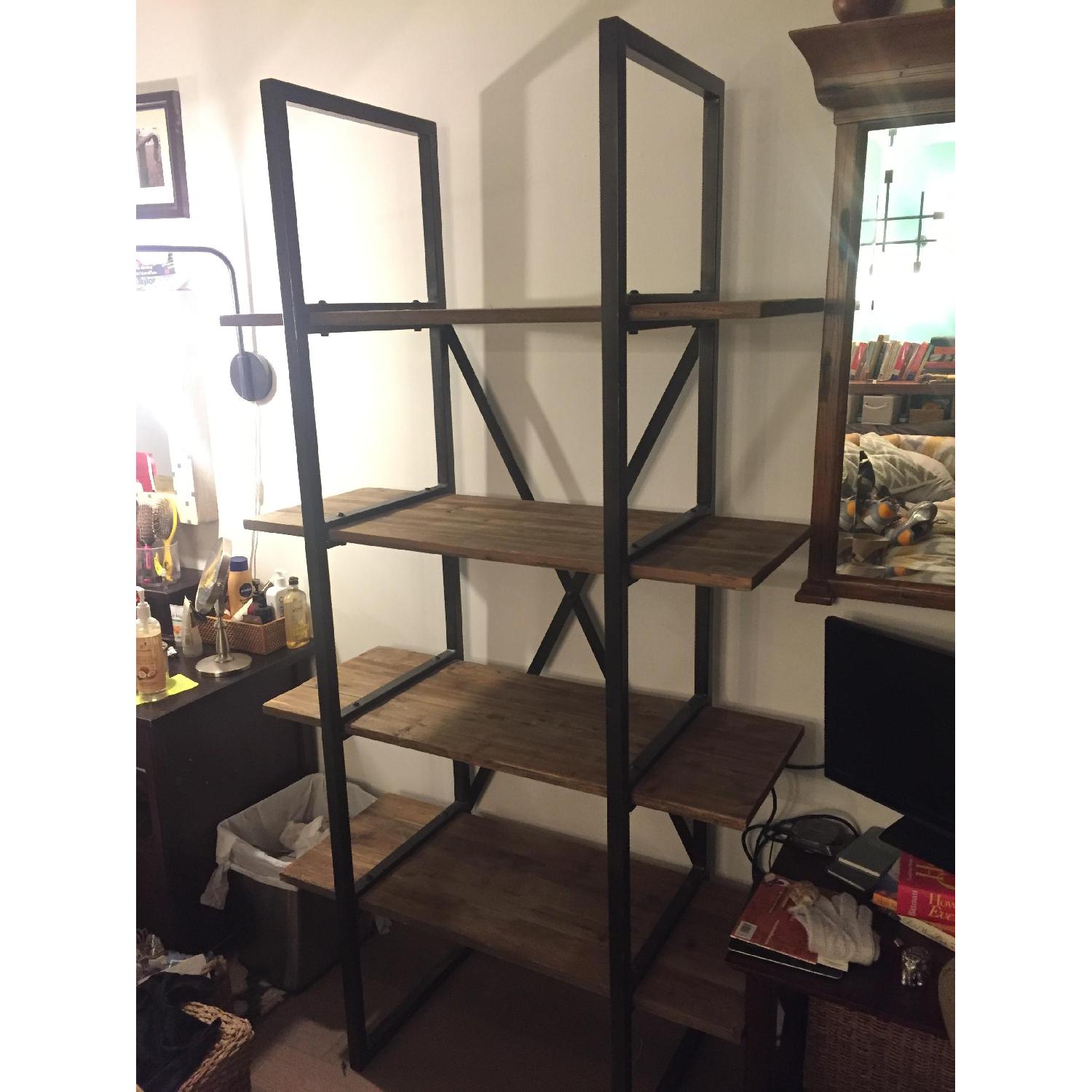 Restoration Hardware Wyatt Industrial Wooden Single Shelving - image-14