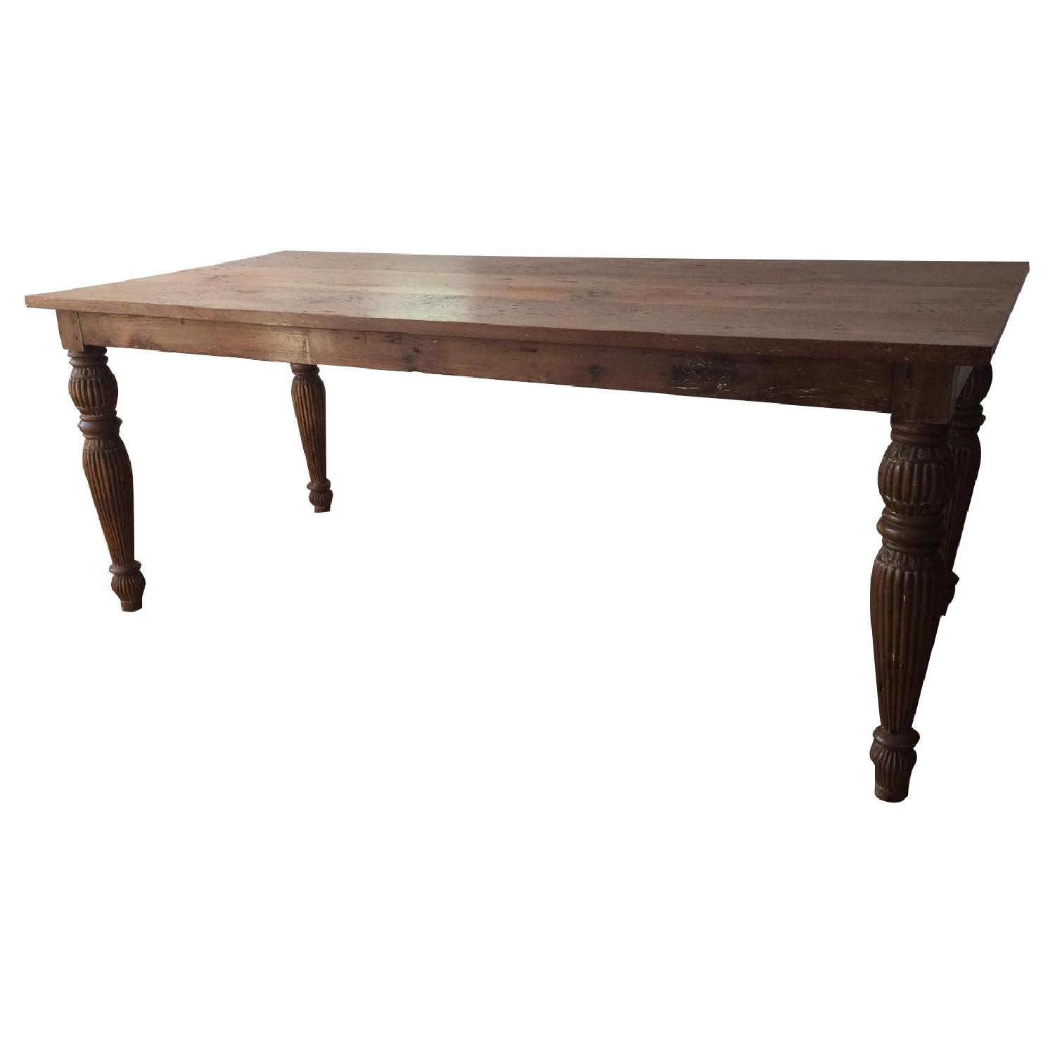 Indonesian Teak Dining Table - image-0