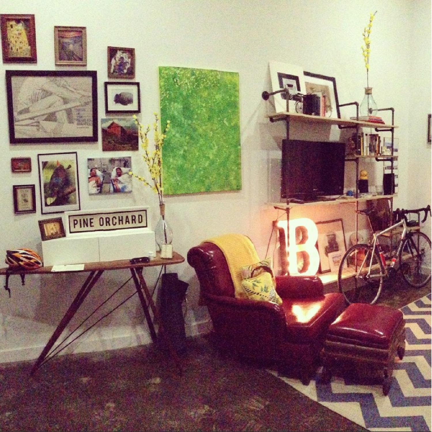 Industrial Steampunk Wall Mounted Bookcase - image-2