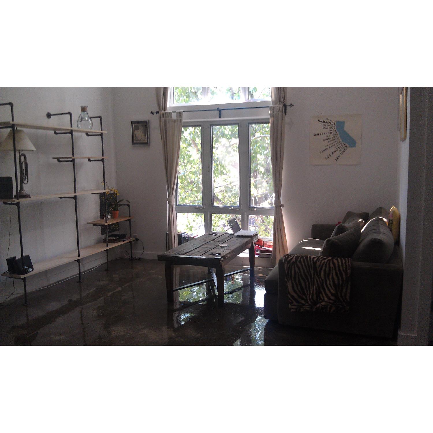 Industrial Steampunk Wall Mounted Bookcase - image-5