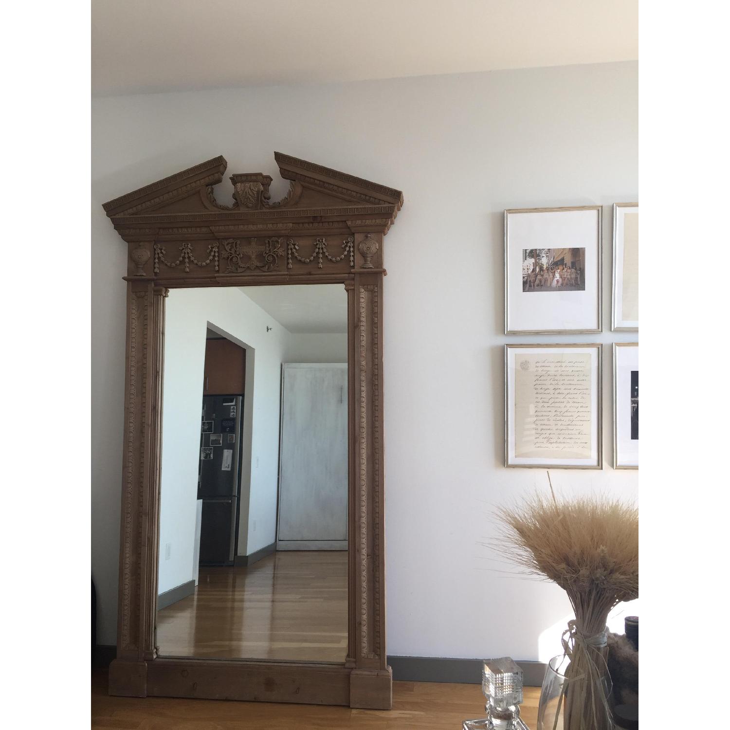 Restoration Hardware Full Size Entablature Mirror - image-2