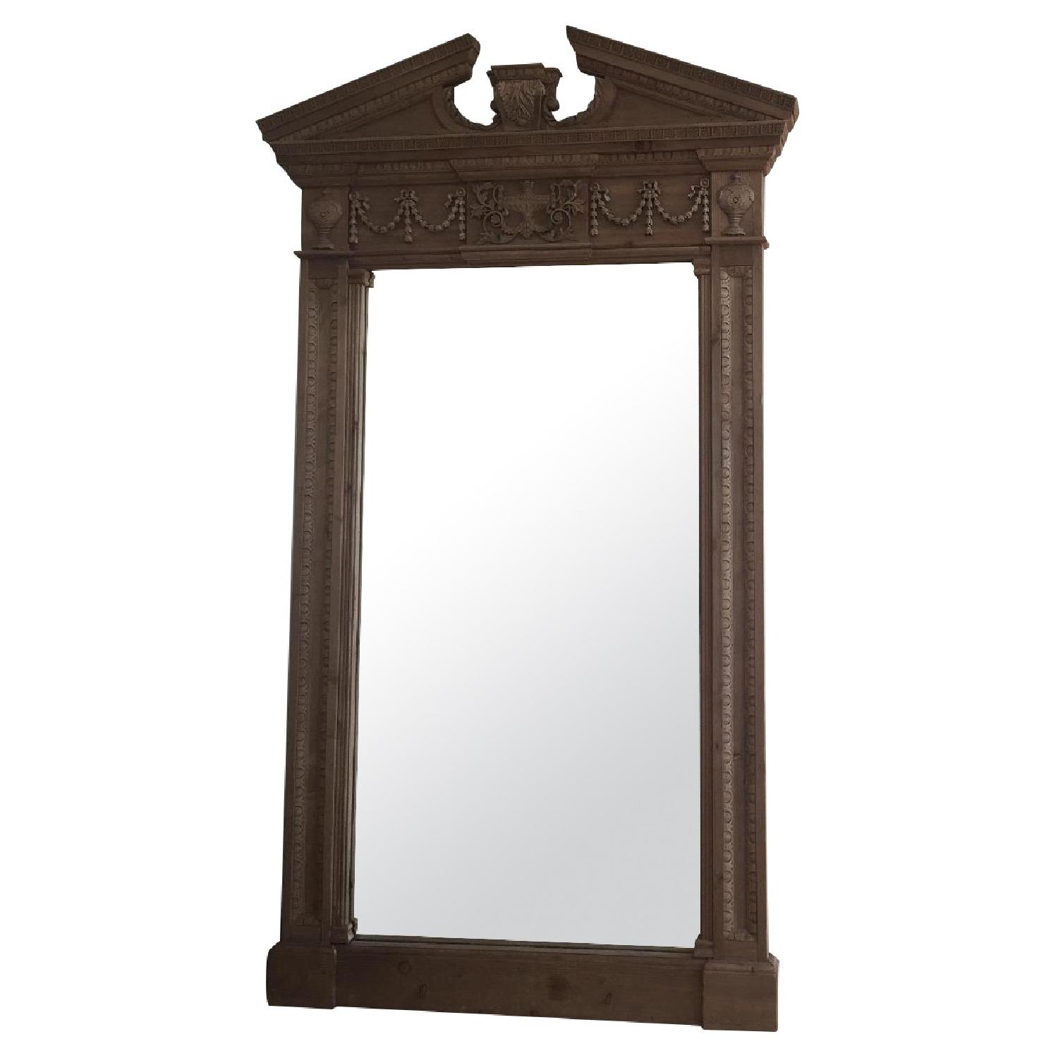 Restoration Hardware Full Size Entablature Mirror - image-0