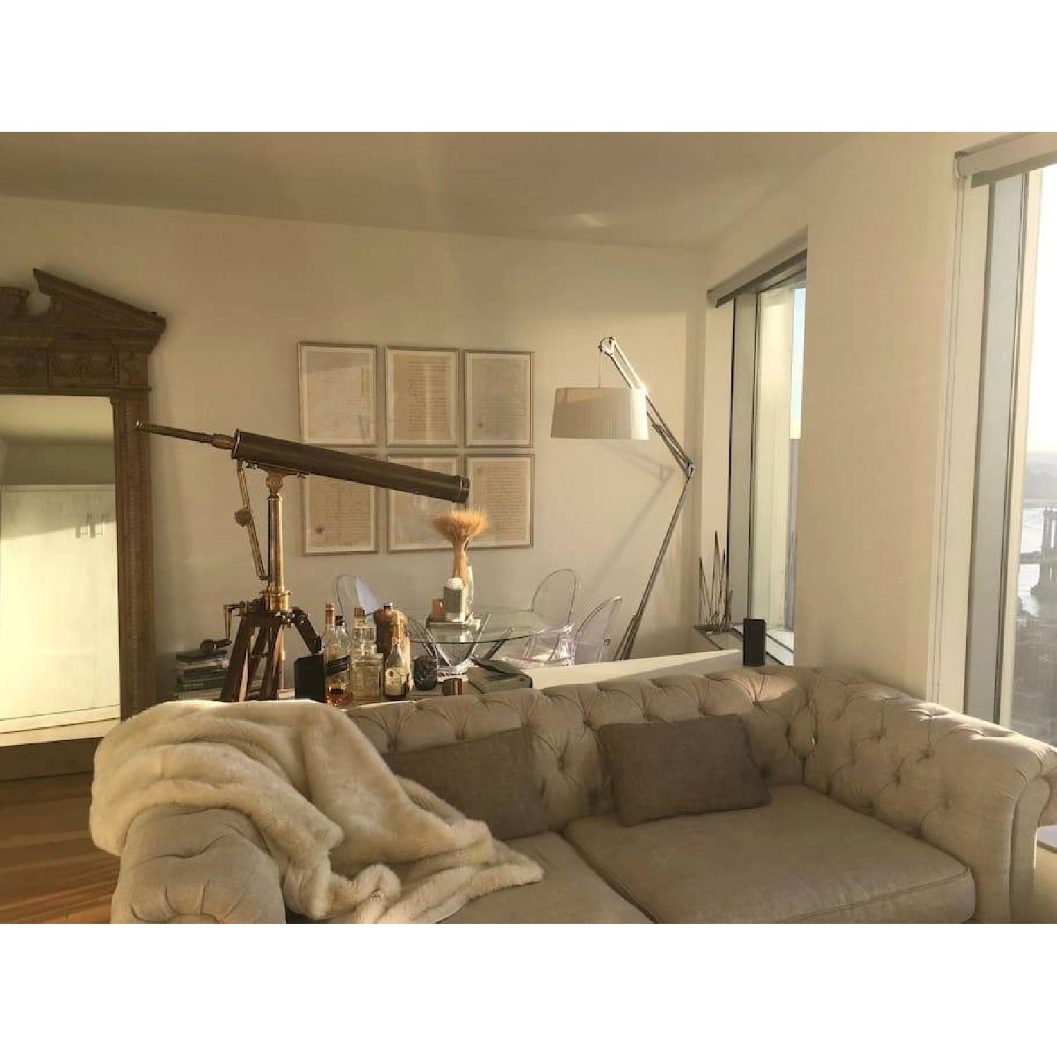 Restoration Hardware 19th Century Parisian Brass Telescope - image-5