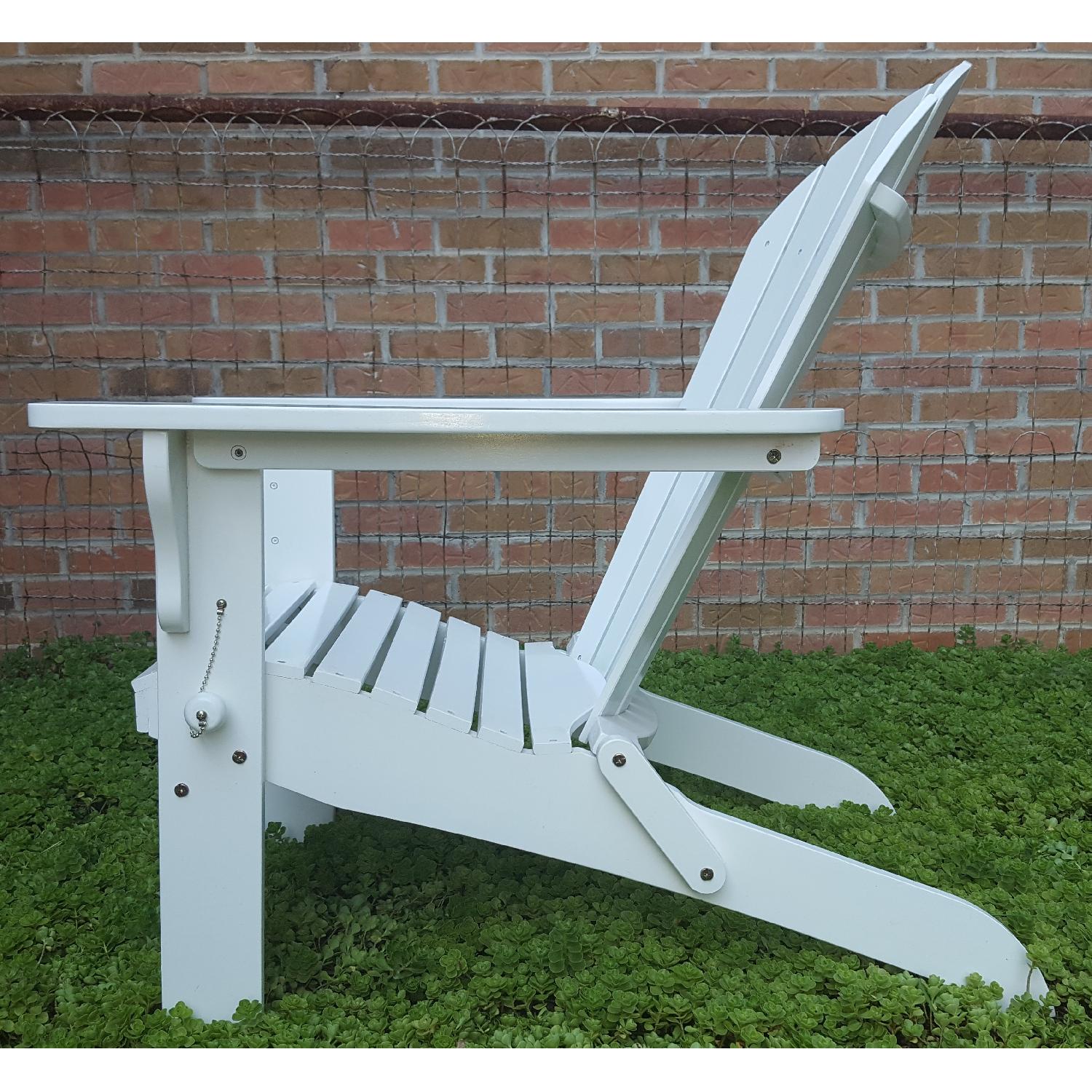 Solid Wood Folding Adirondack Chairs- Set of 2 - image-5