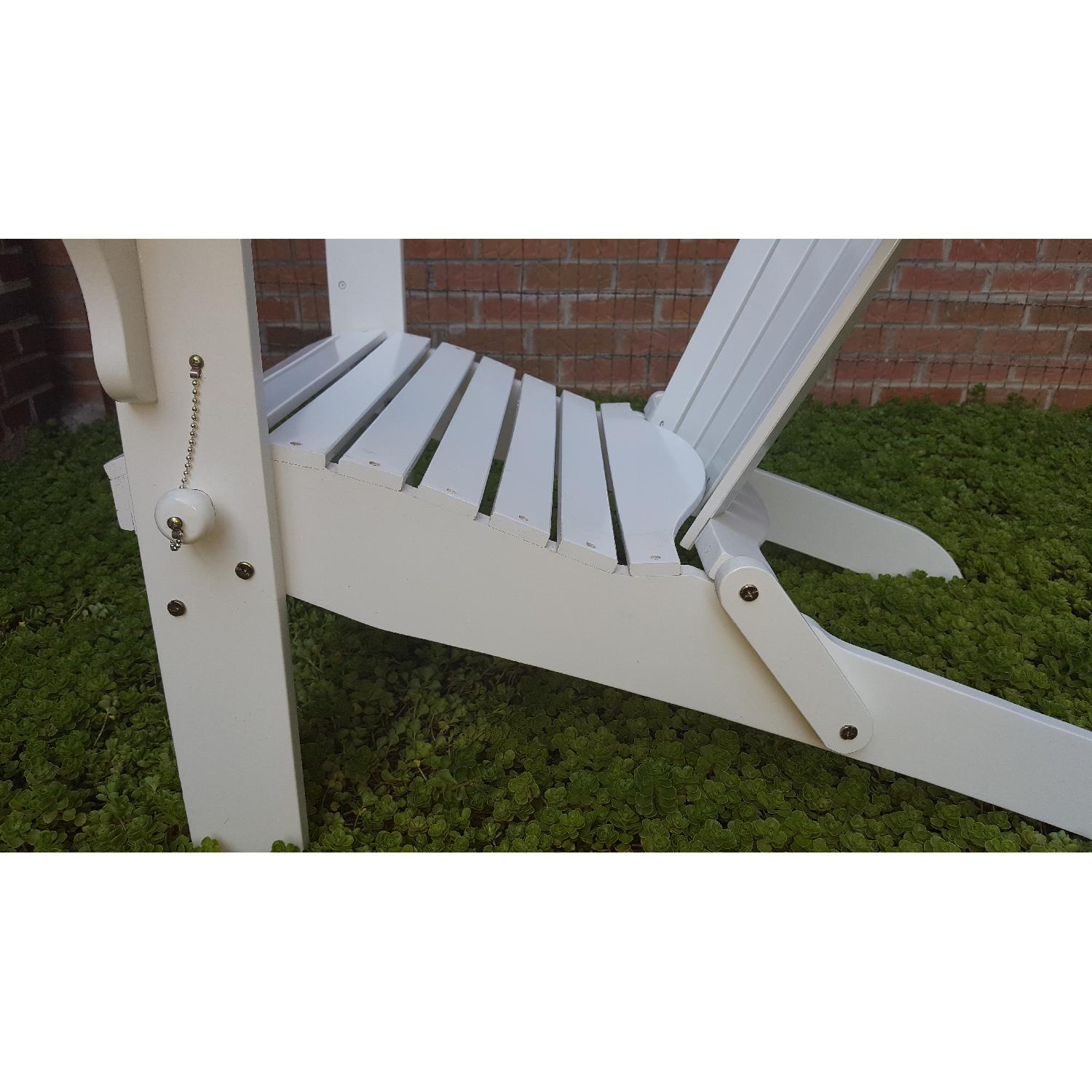 Solid Wood Folding Adirondack Chairs- Set of 2 - image-7