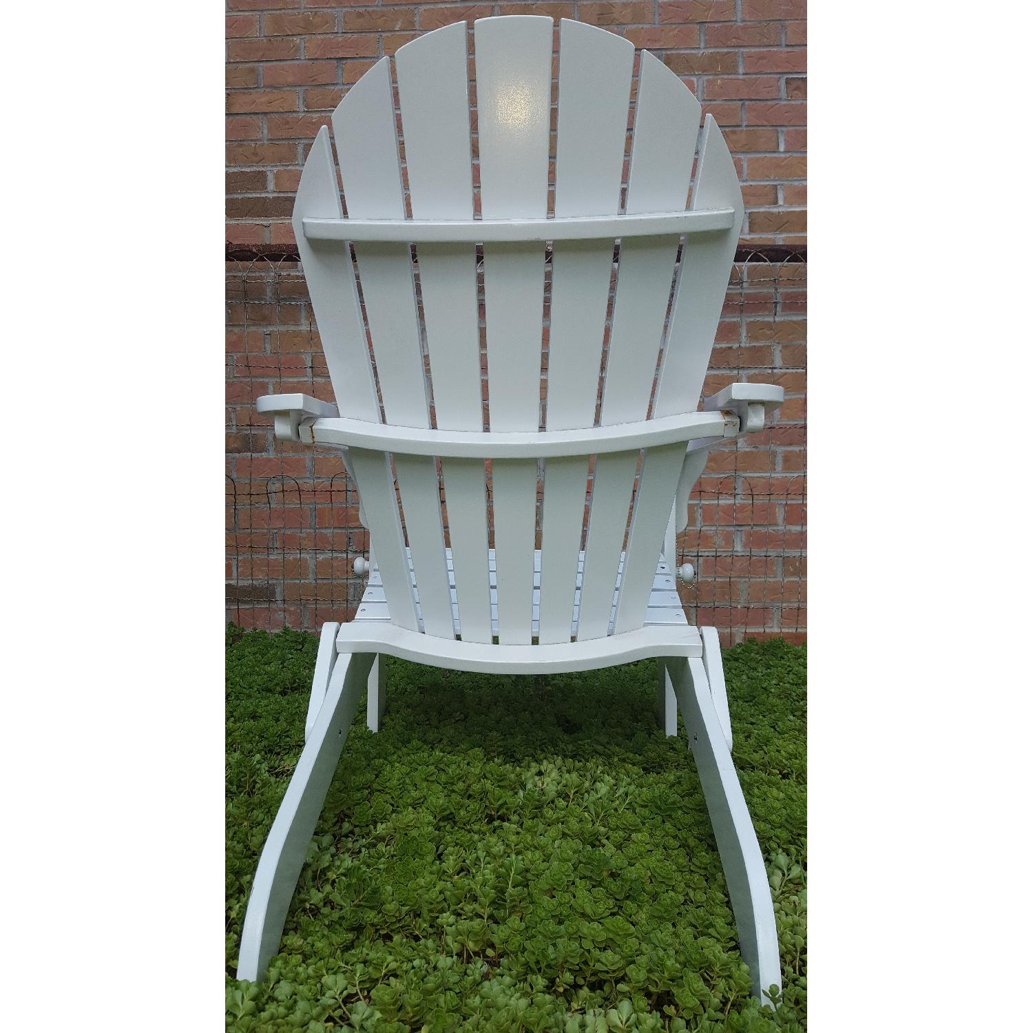 Solid Wood Folding Adirondack Chairs- Set of 2 - image-12