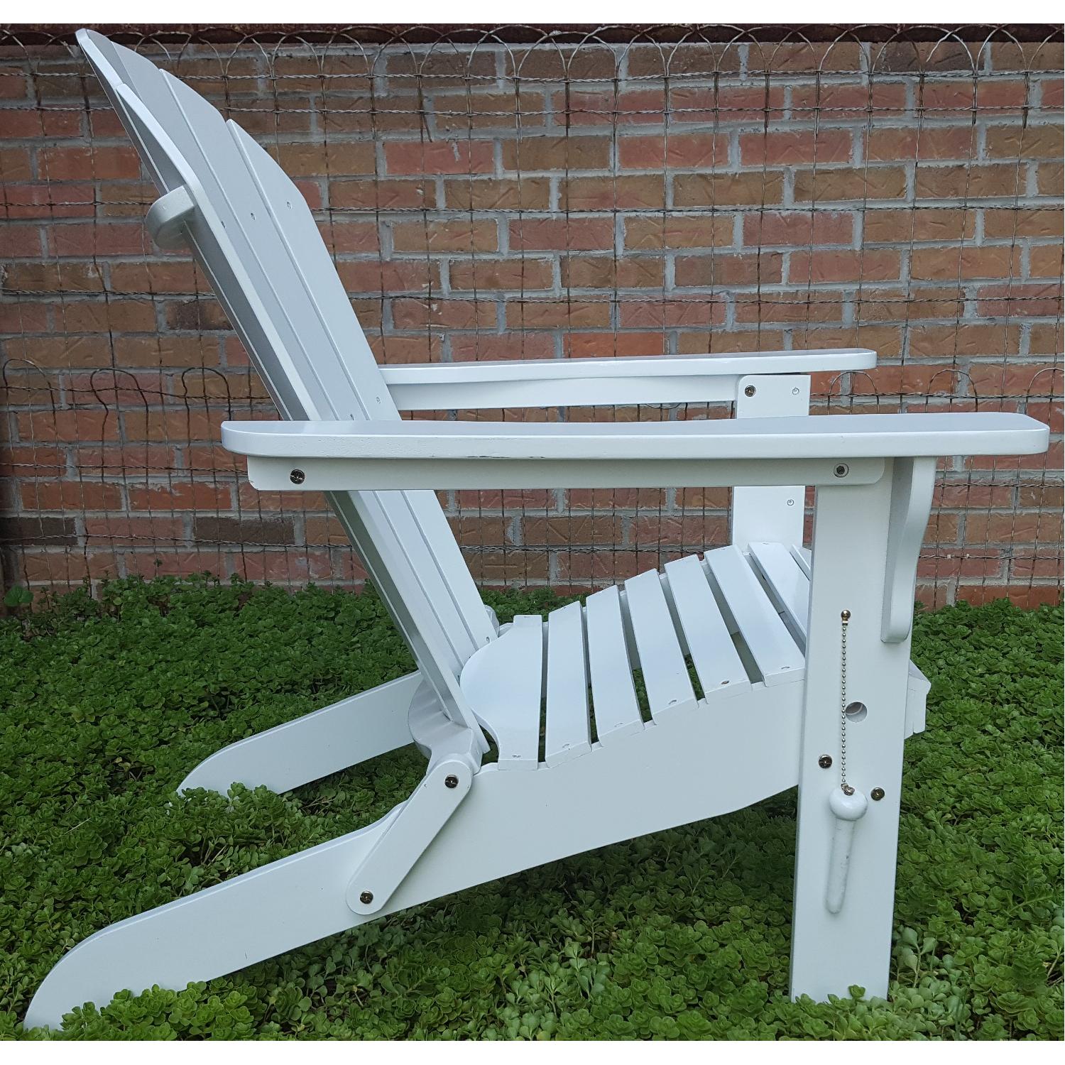 Solid Wood Folding Adirondack Chairs- Set of 2 - image-13