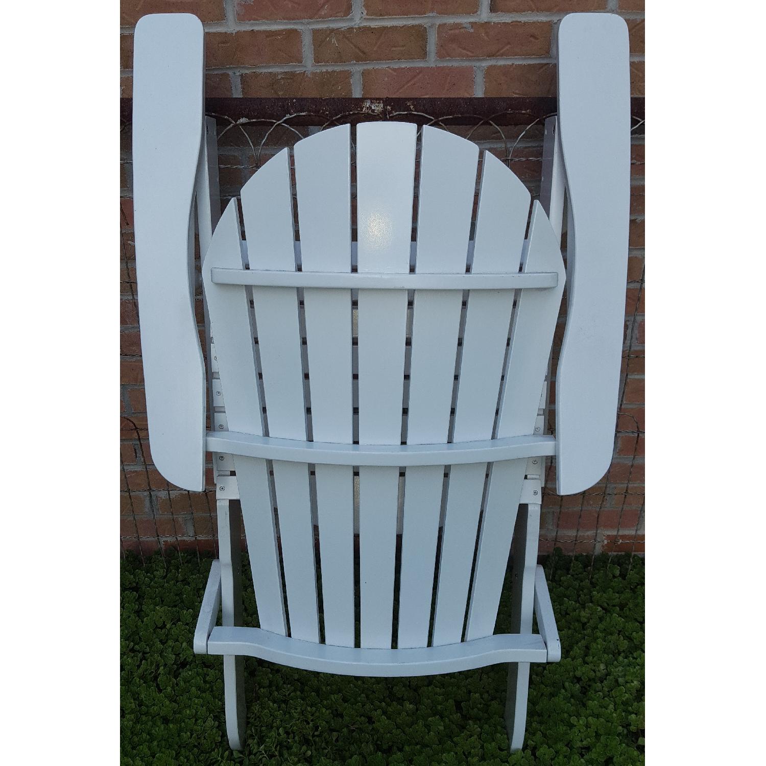 Solid Wood Folding Adirondack Chairs- Set of 2 - image-16