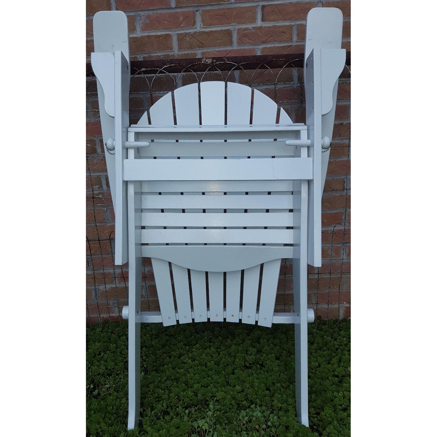 Solid Wood Folding Adirondack Chairs- Set of 2 - image-17