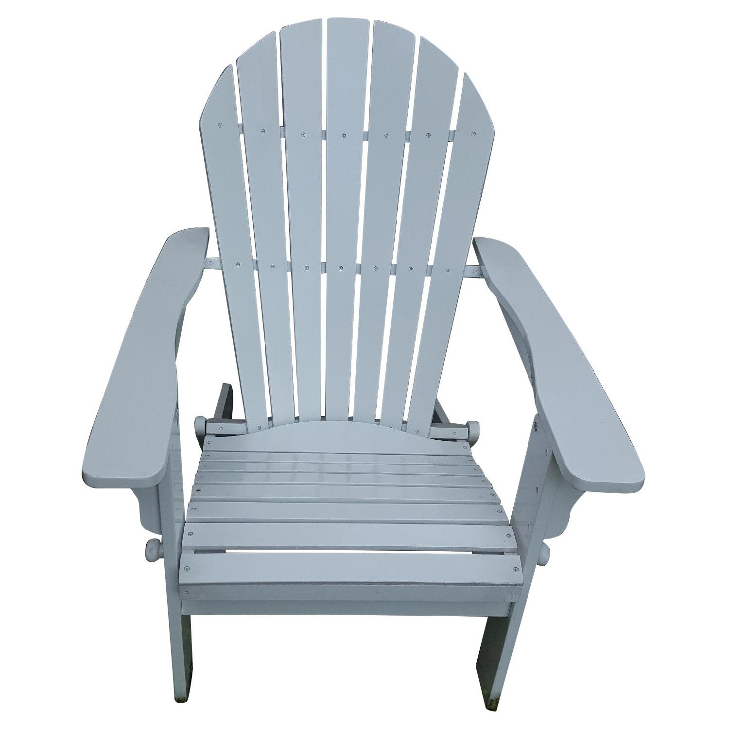 Solid Wood Folding Adirondack Chairs- Set of 2 - image-19