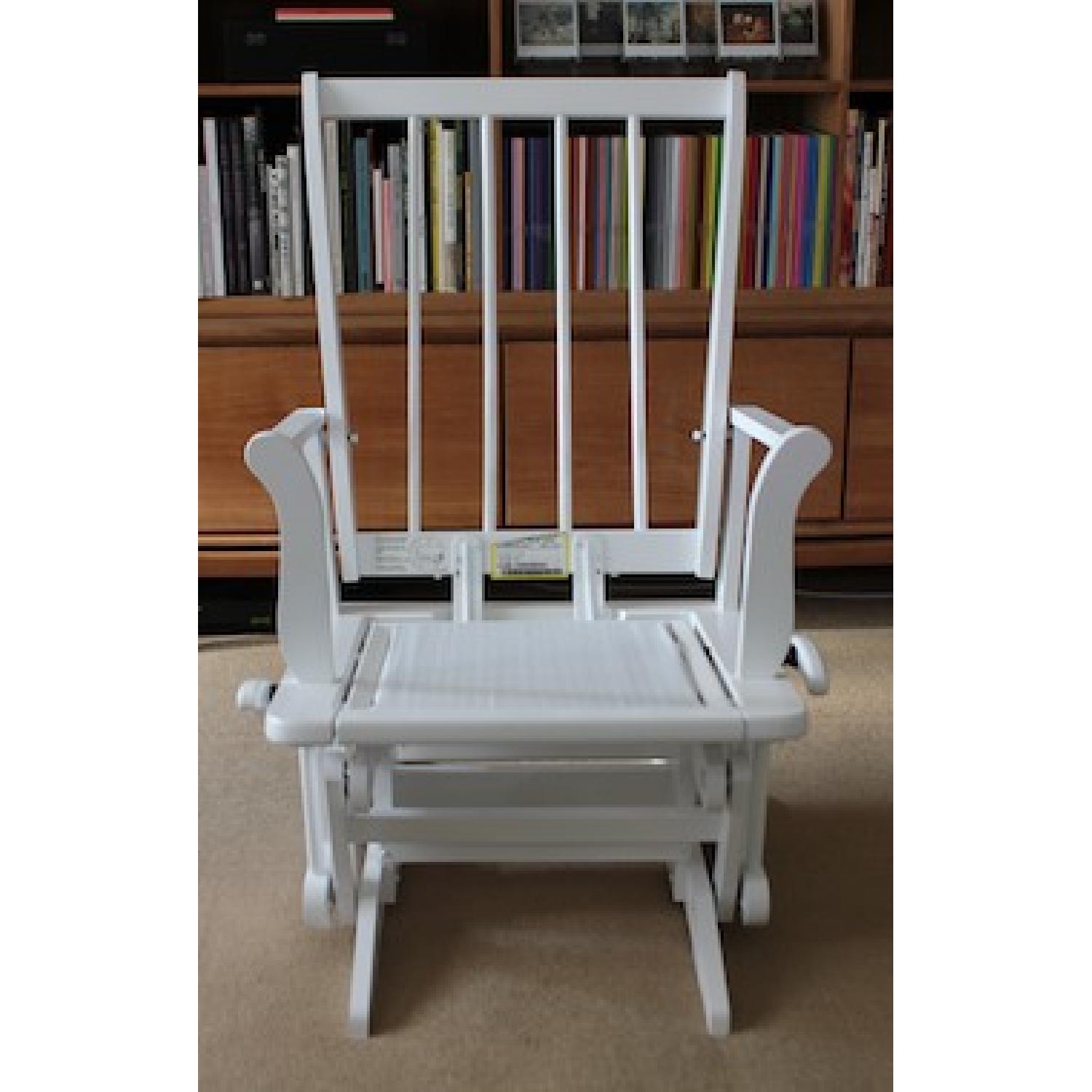 Dutailier Sleigh Glider-Multiposition Recliner & Ottoman - image-8