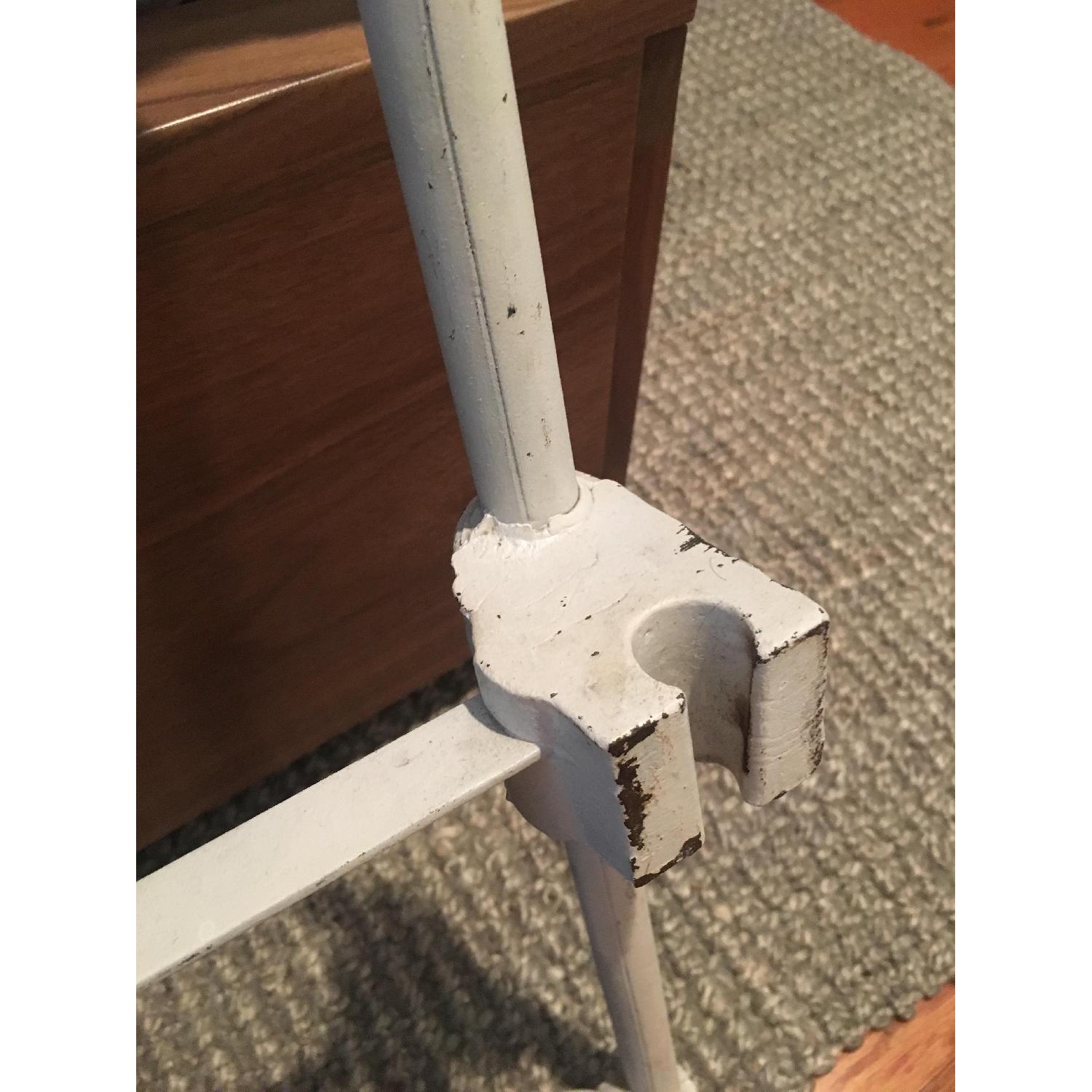 Antique Wrought Iron Full Size Bed Frame - image-5