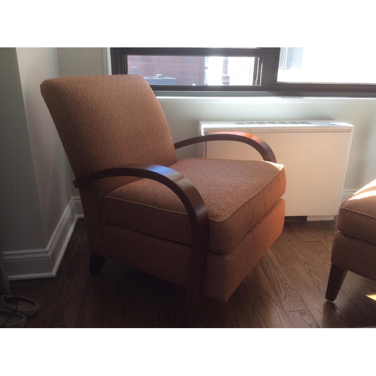 Room & Board Chair & Ottoman - image-2