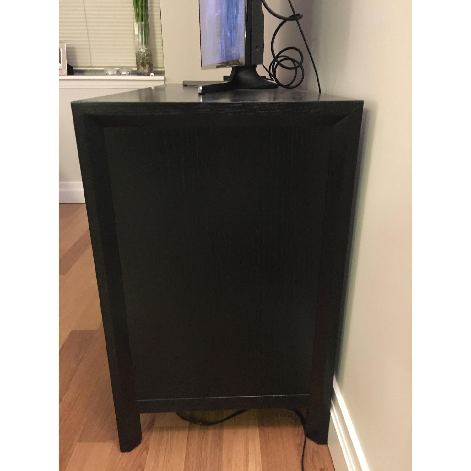 Crate & Barrel Lang 6-Drawer Black Wood Dresser - image-3