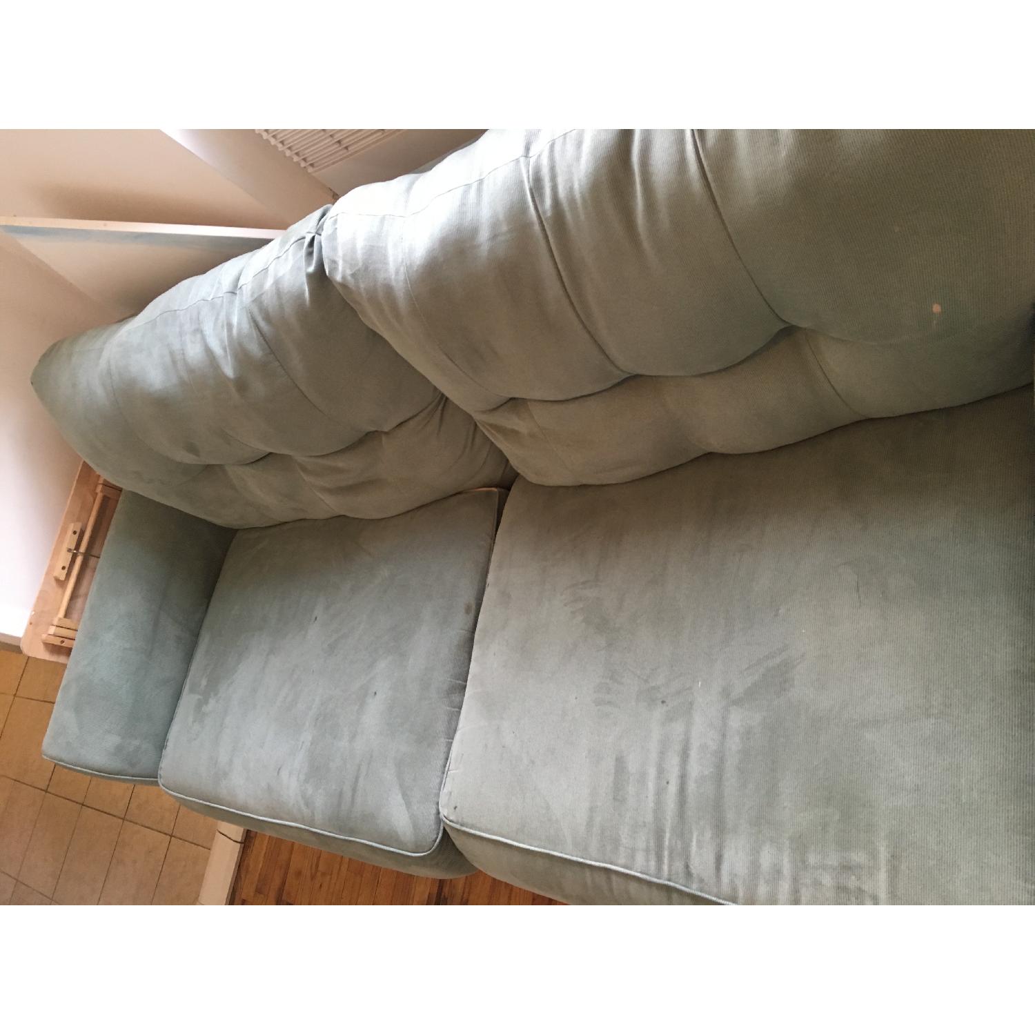 Ashley's Sage/Mint Green Sofa - image-2