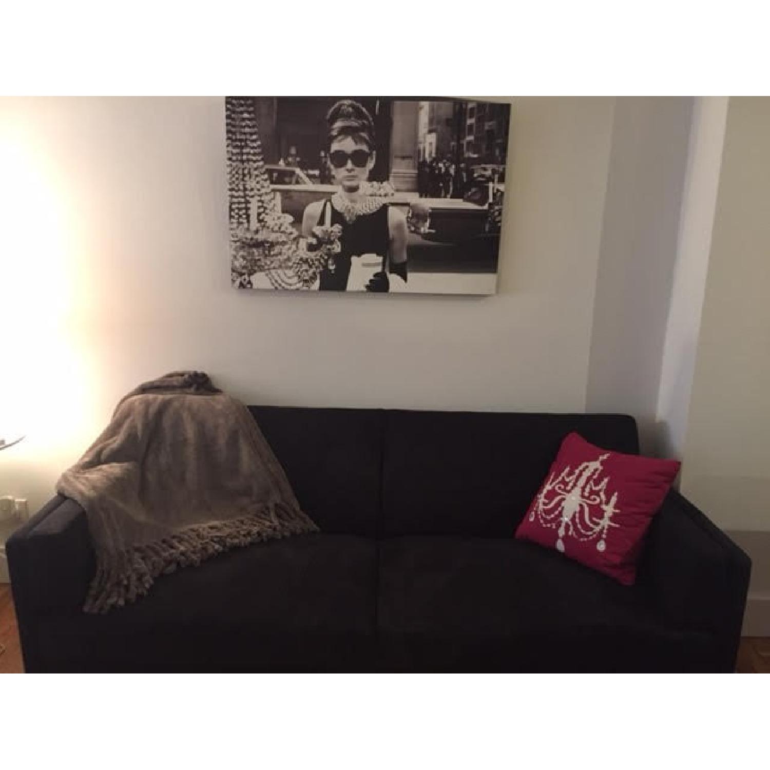 Sears Microsuede Futon - image-1