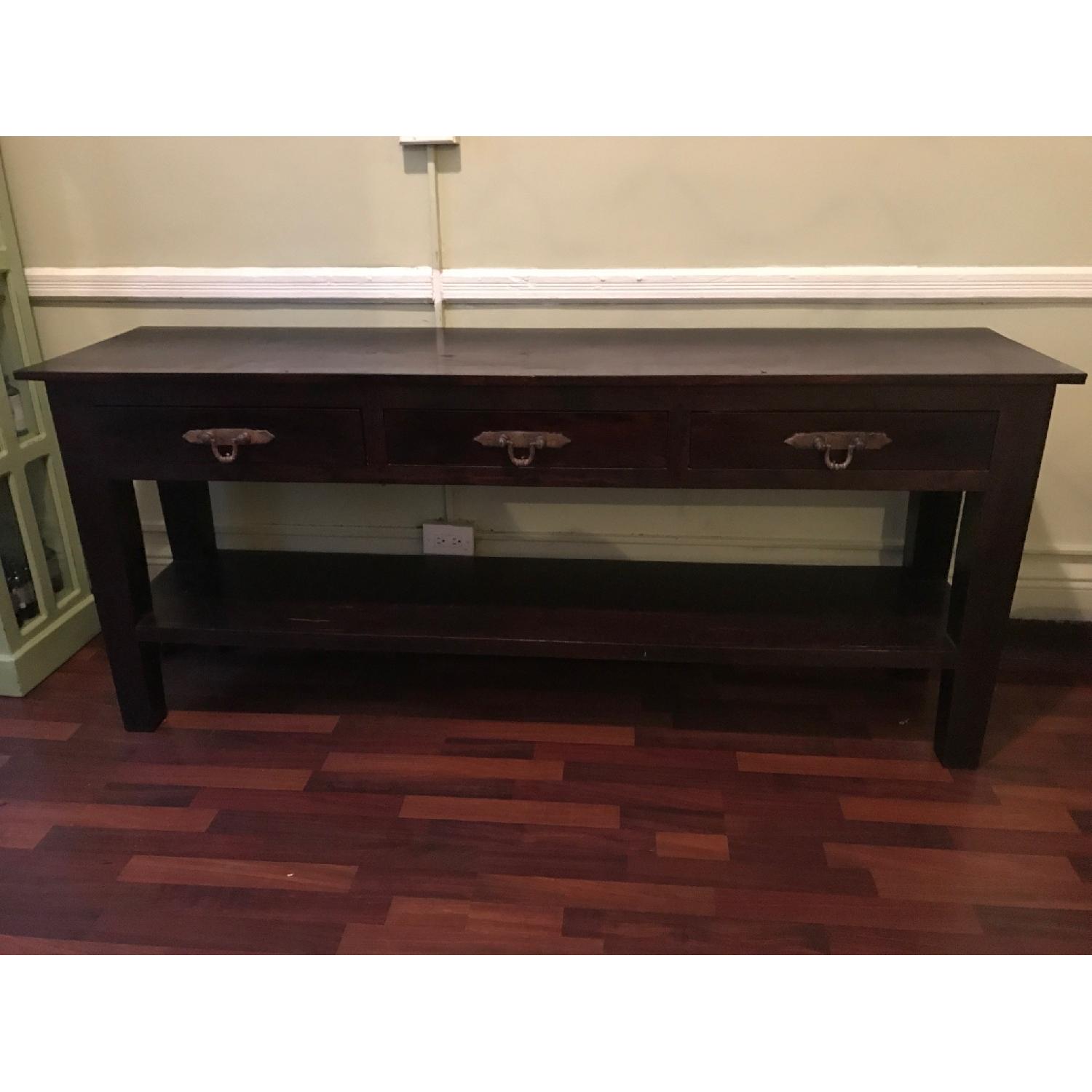 Custom Indonesian Wooden Console - image-3