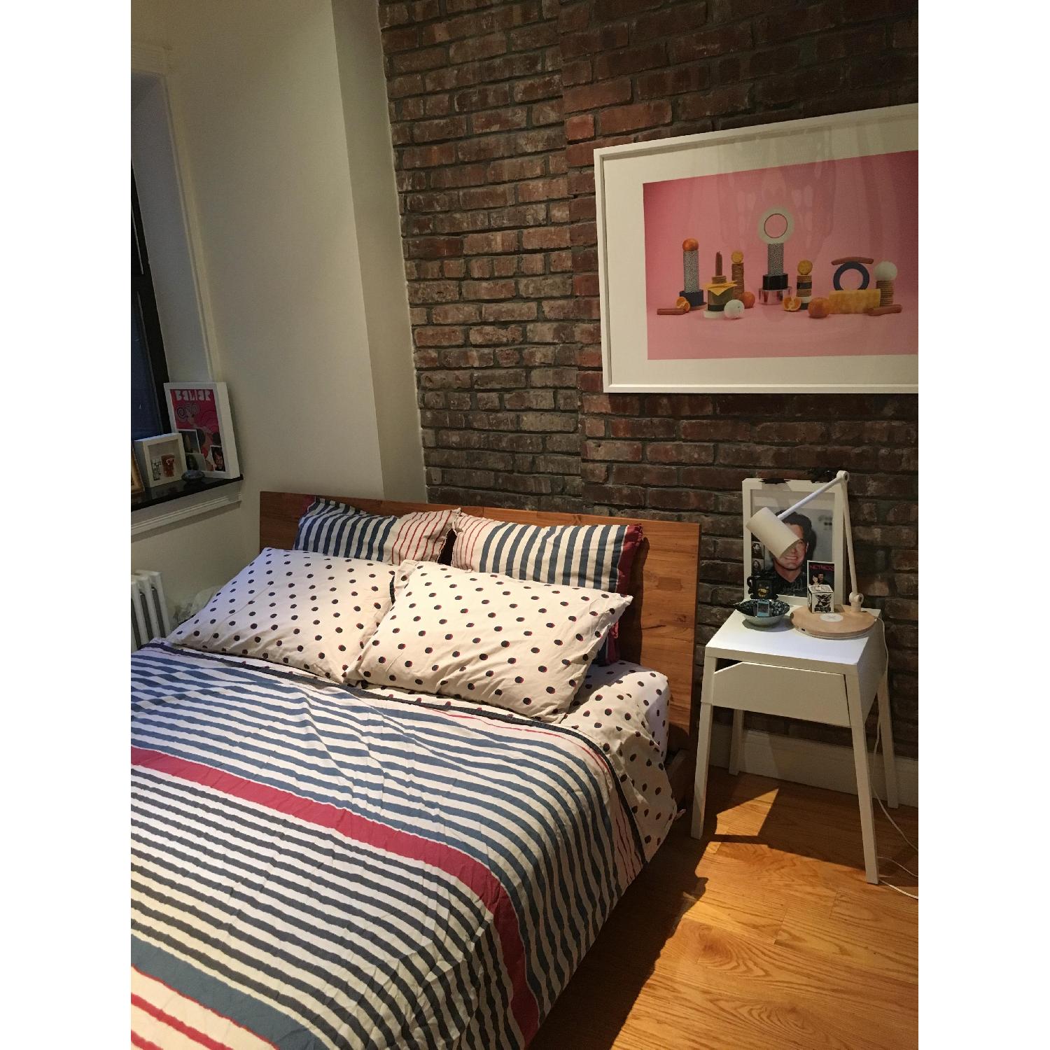 CB2 Dondra Teak Queen Bed Frame - image-6