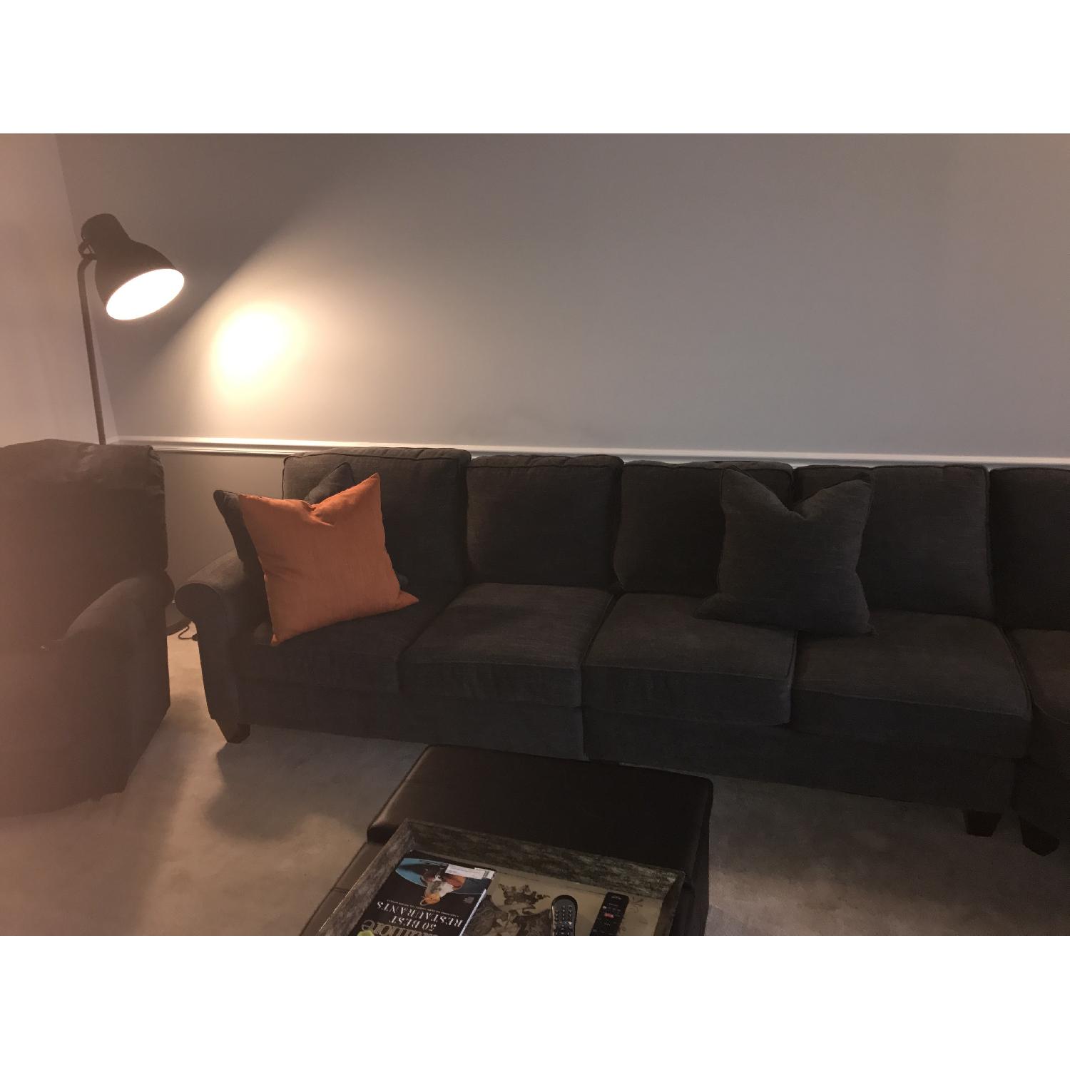 Havertys Custom Corey Sectional Sofa AptDeco