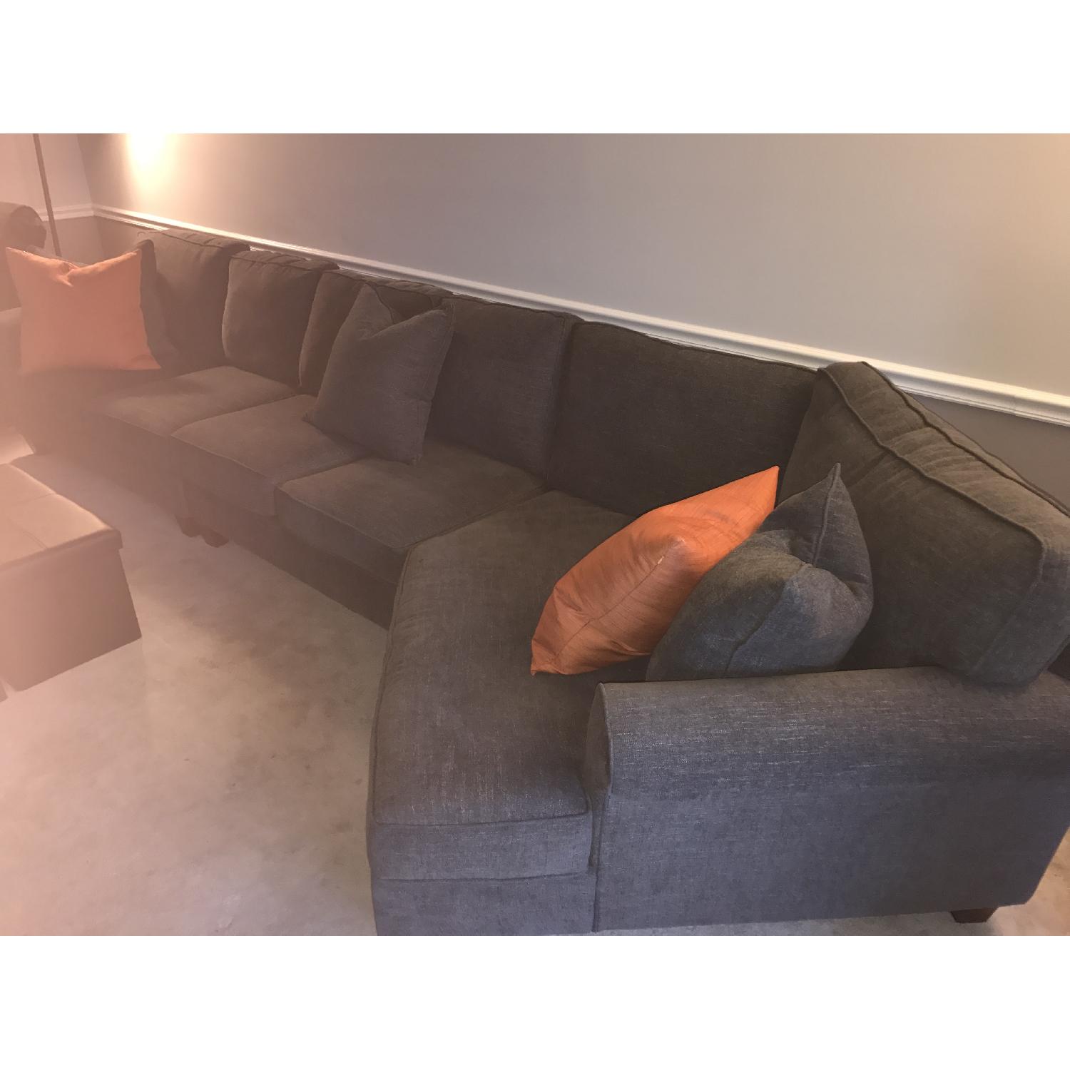 Havertys Custom Corey Sectional Sofa AptDeco