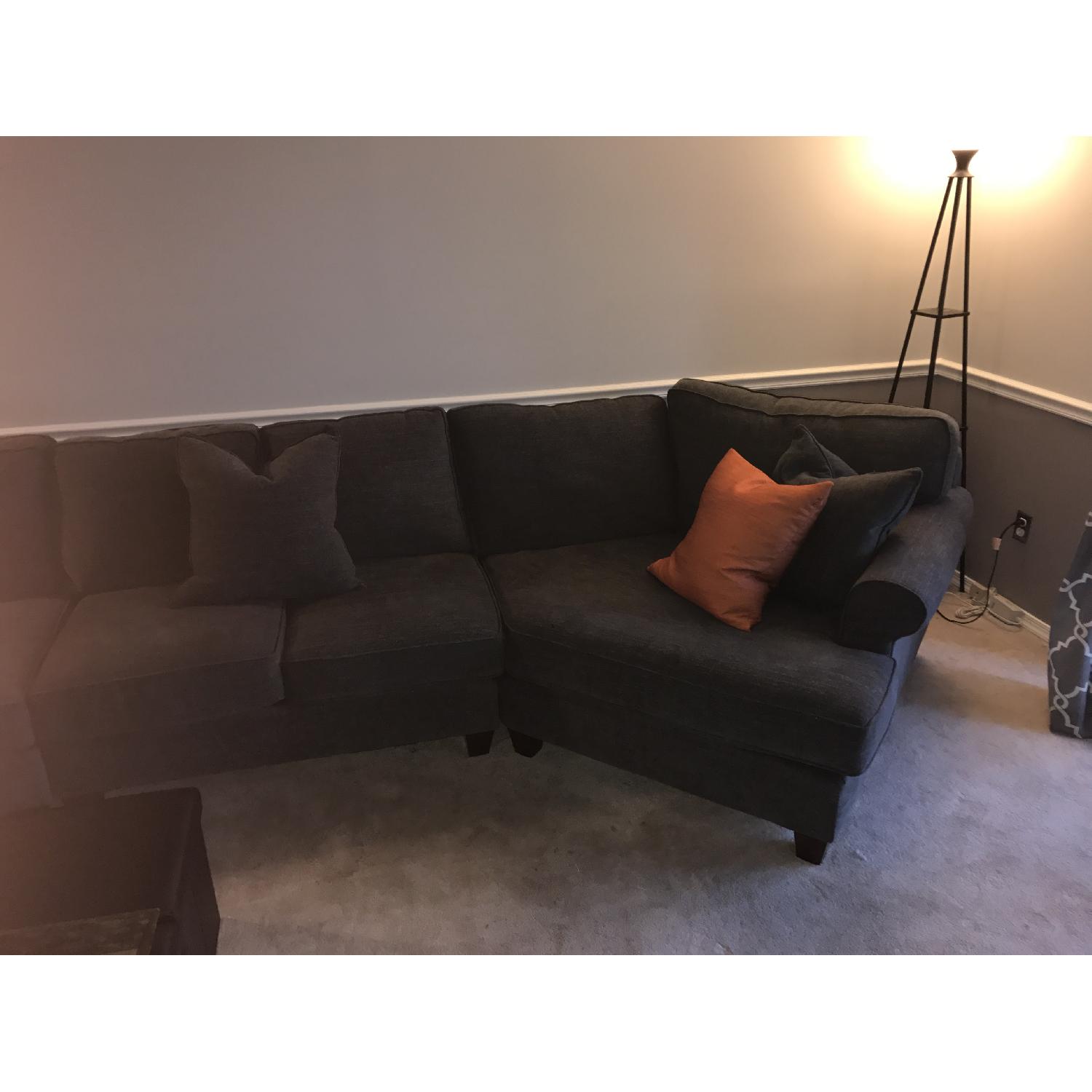 Havertys Custom Corey Sectional Sofa AptDeco
