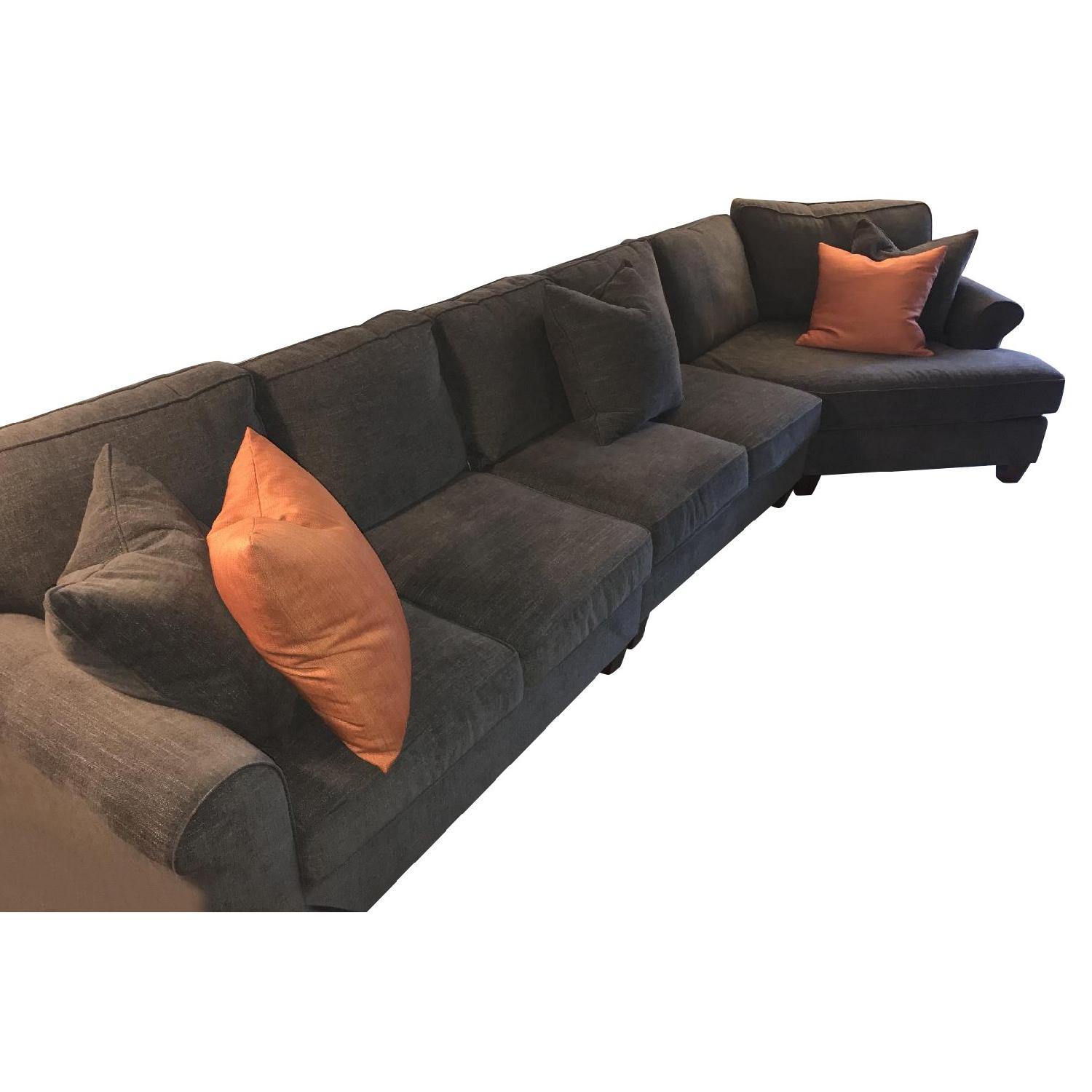Havertys Custom Corey Sectional Sofa AptDeco