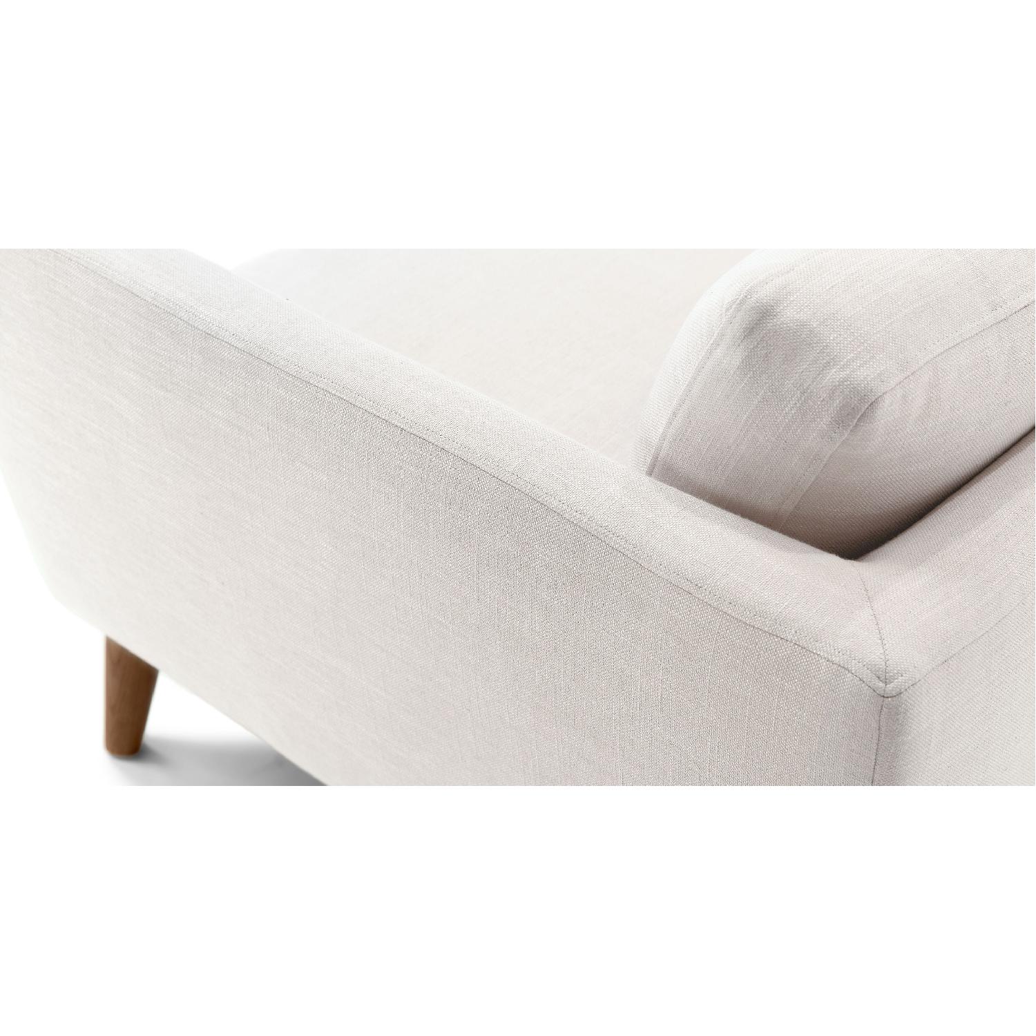 Emil Quartz White Sofa - image-5