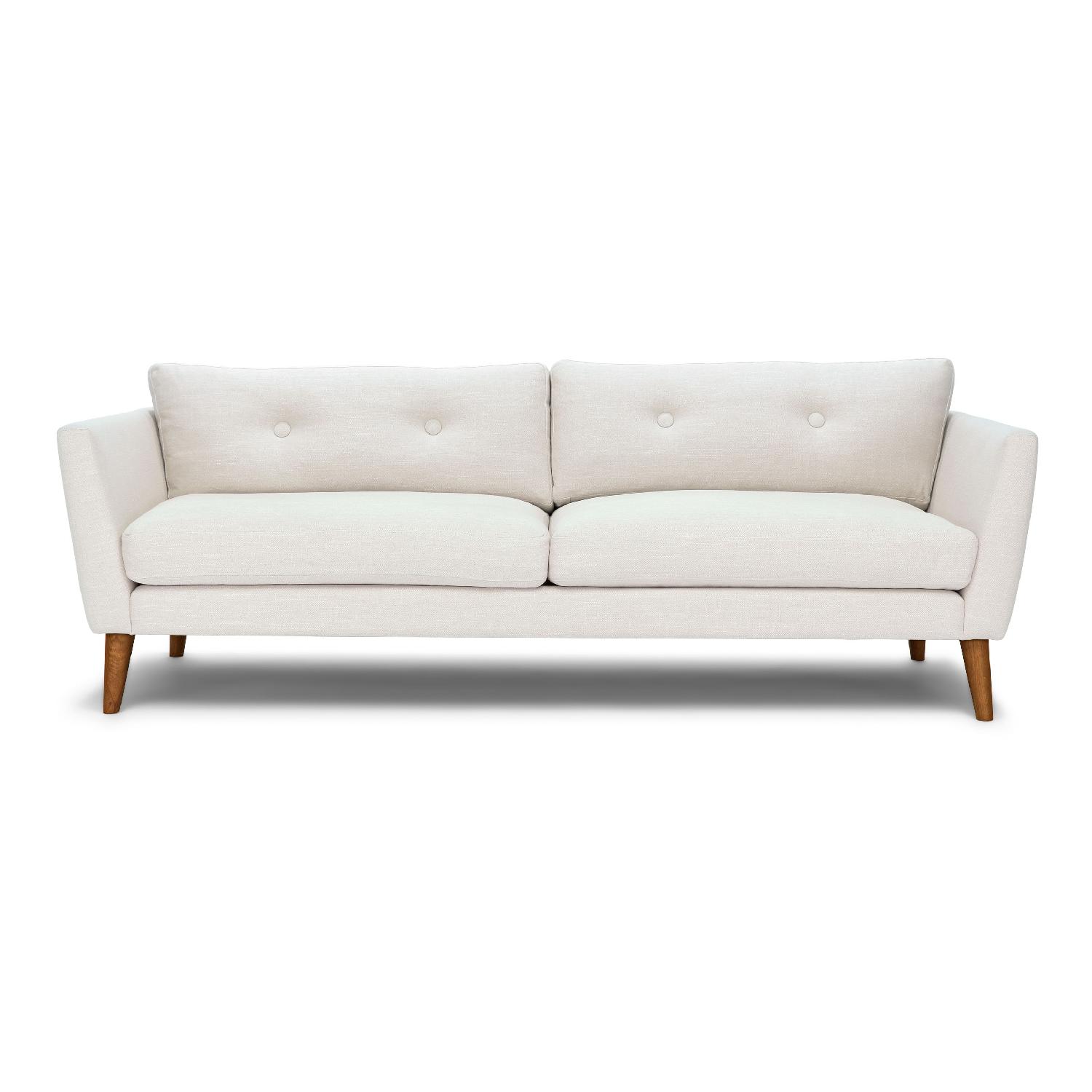 Emil Quartz White Sofa - image-7