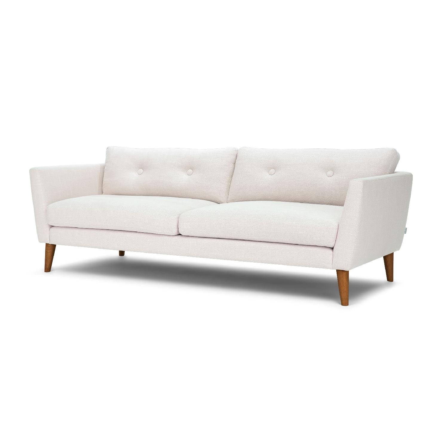 Emil Quartz White Sofa - image-9