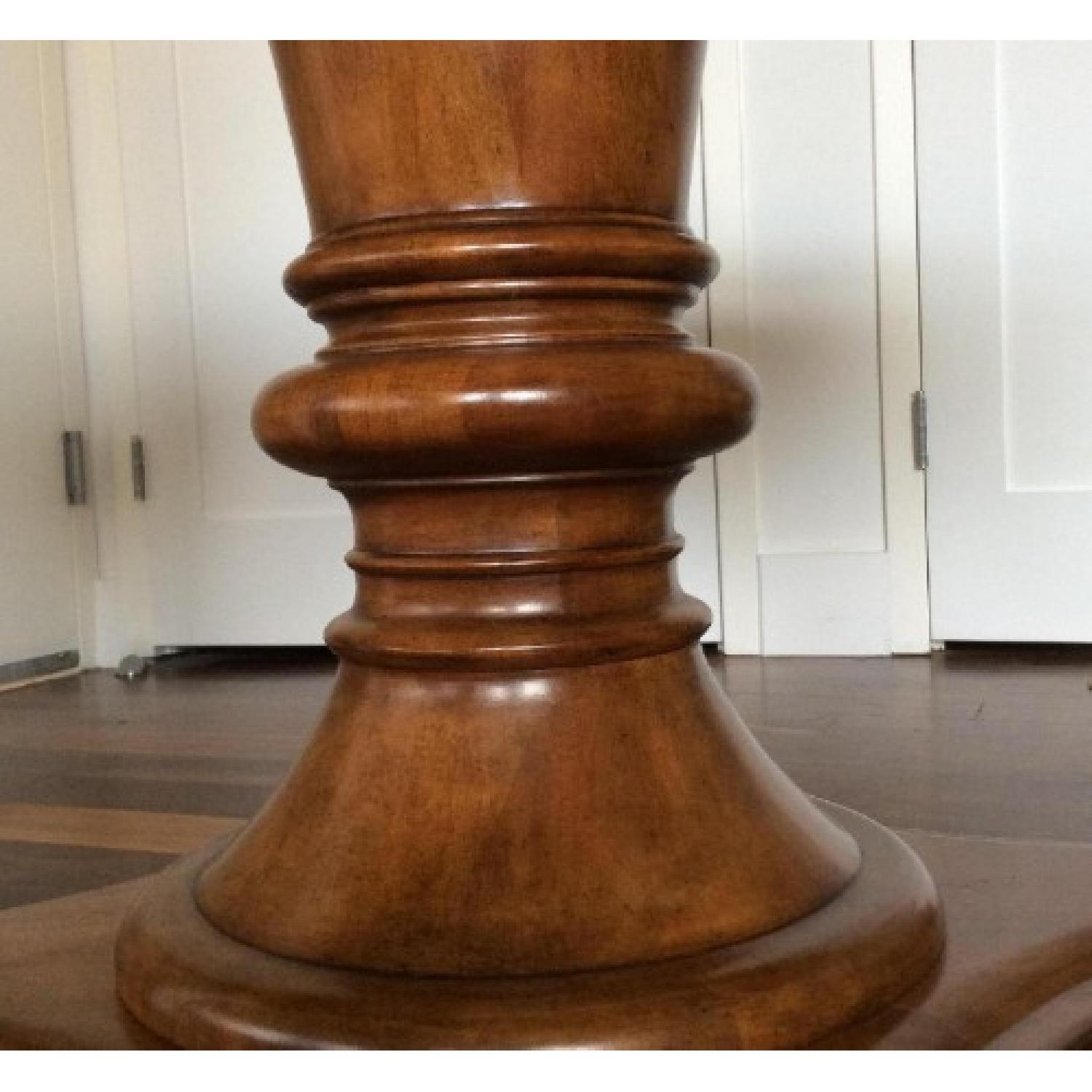 Pottery Barn Extendable Round Pedestal Dining Table - image-4