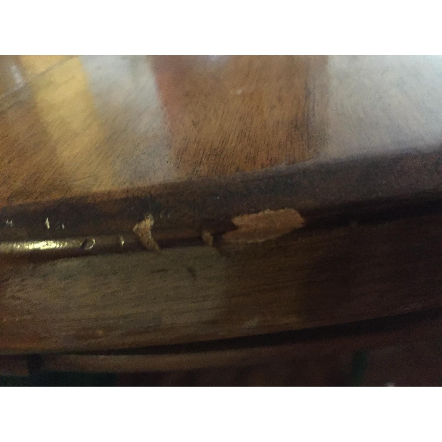 Pottery Barn Extendable Round Pedestal Dining Table - image-5