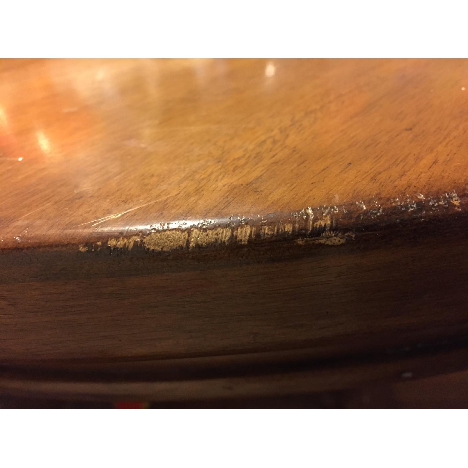 Pottery Barn Extendable Round Pedestal Dining Table - image-7