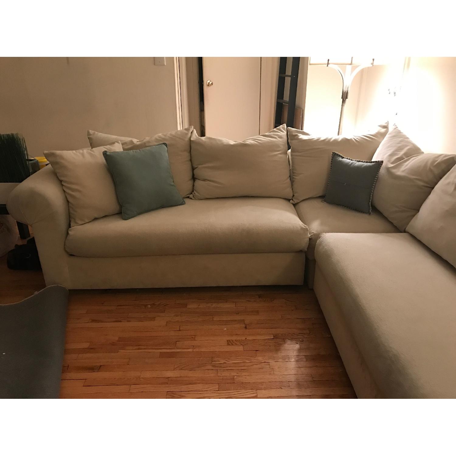 Ultra-Suede Sectional Sofa - image-3