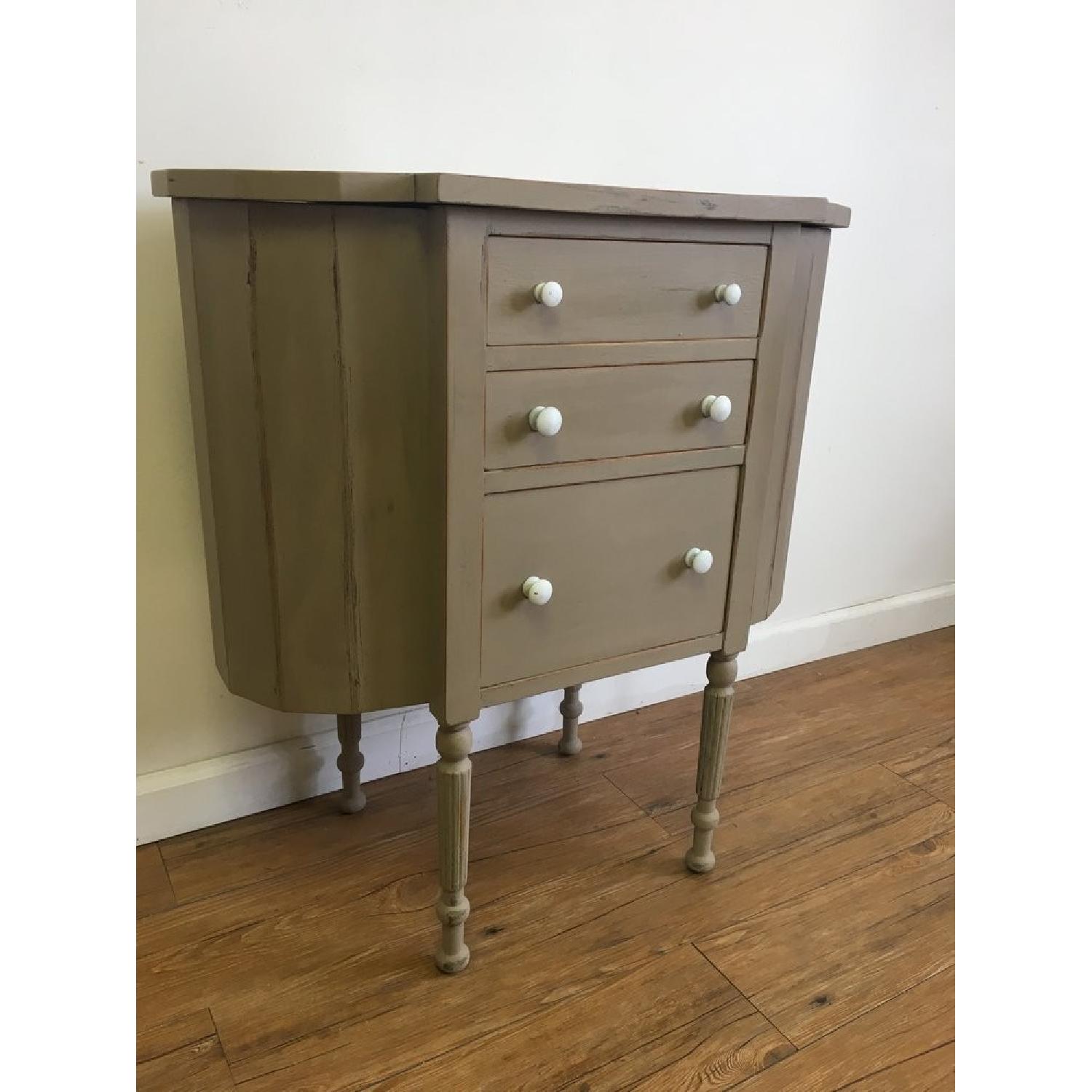 Antique Martha Washington Sewing Cabinet - image-5