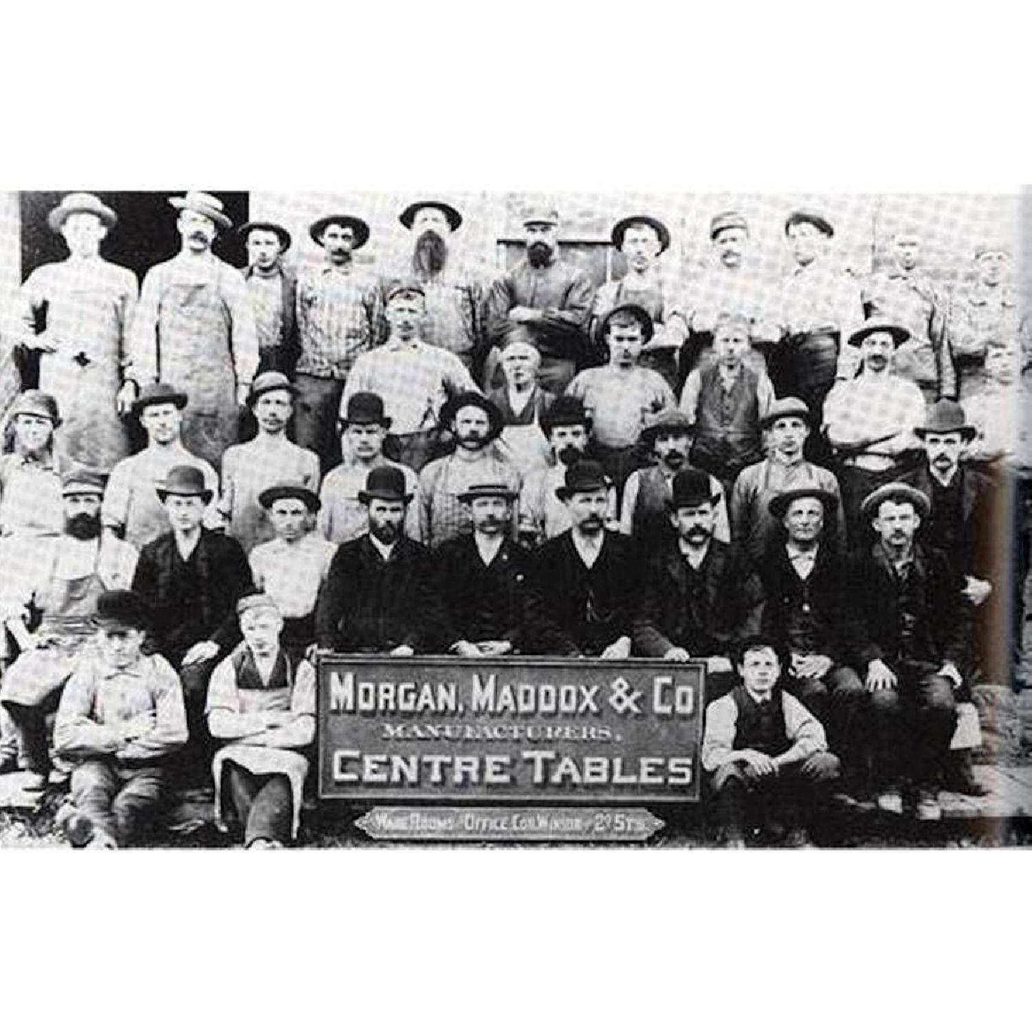 Antique Maddox Table Mahogany Secretary Desk - image-3