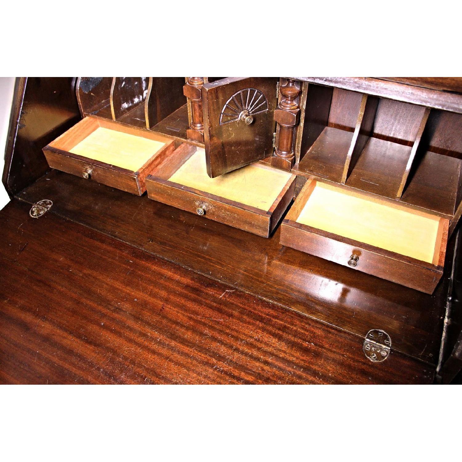 Antique Maddox Table Mahogany Secretary Desk - image-11