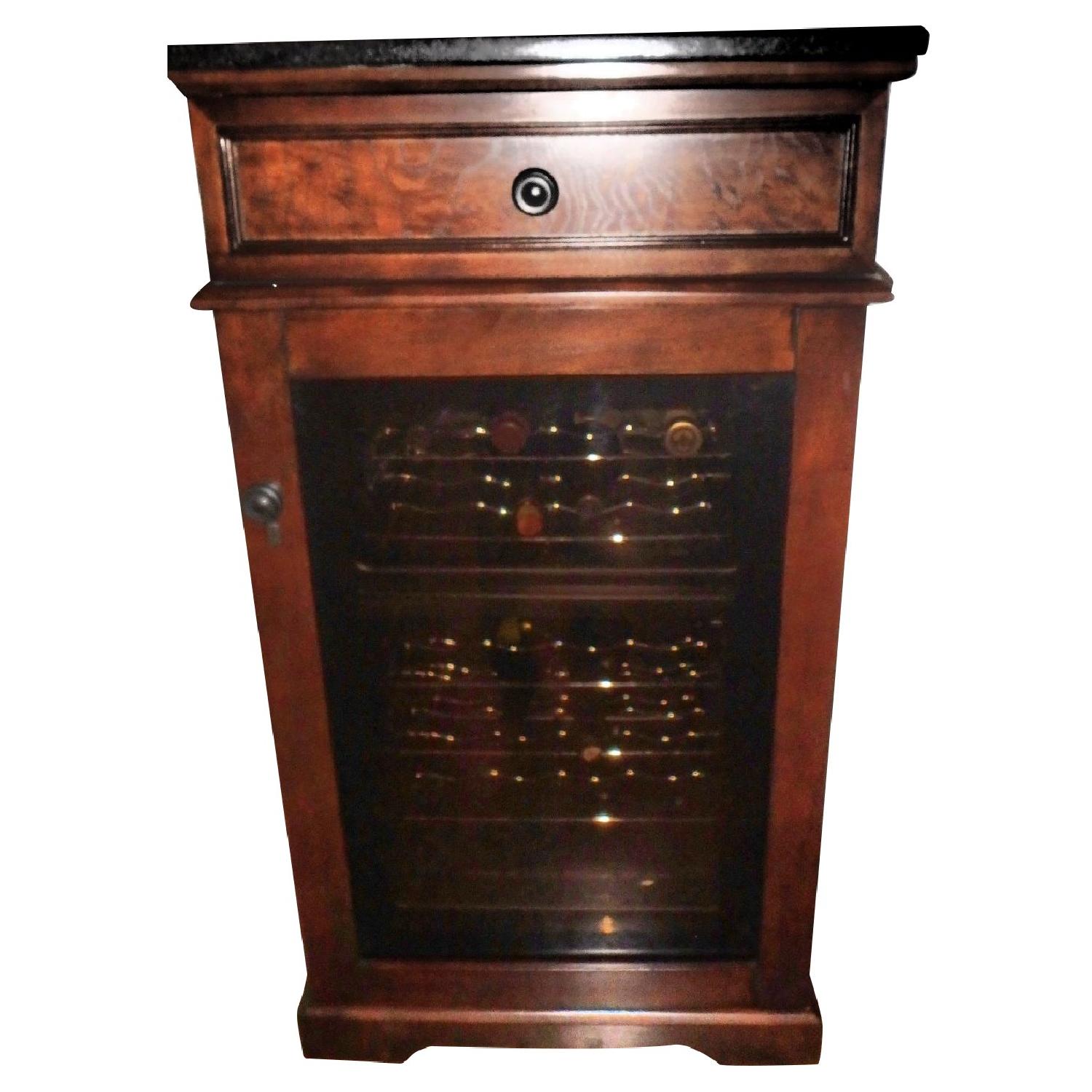 Amalfi Madison Wine Cabinet w/ Granite Top - image-0