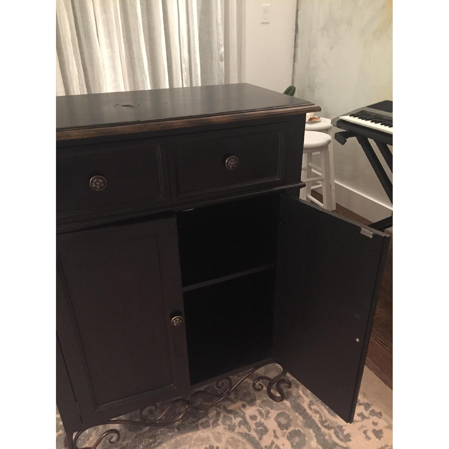 Pier 1 Bistro Table w/ 4 Chairs + Side Bar - image-8