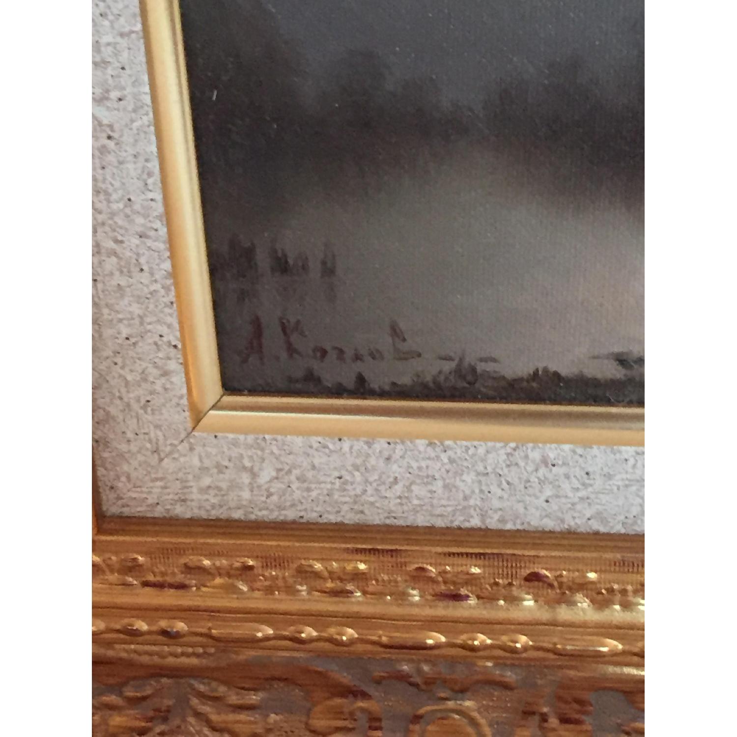 Original Signed Oil Canvas Painting - image-3