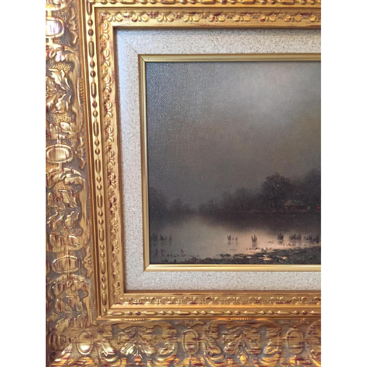 Original Signed Oil Canvas Painting - image-7