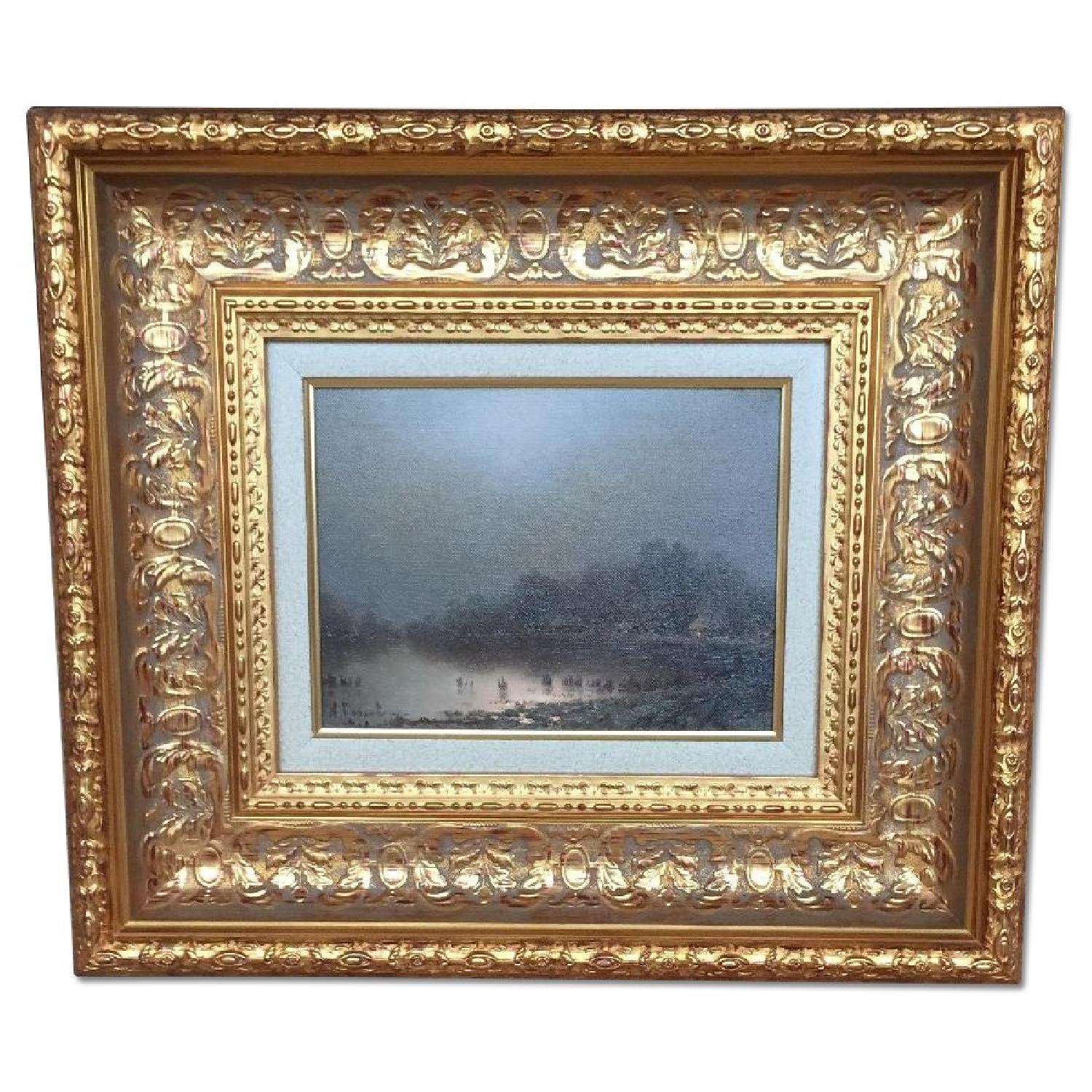 Original Signed Oil Canvas Painting - image-0