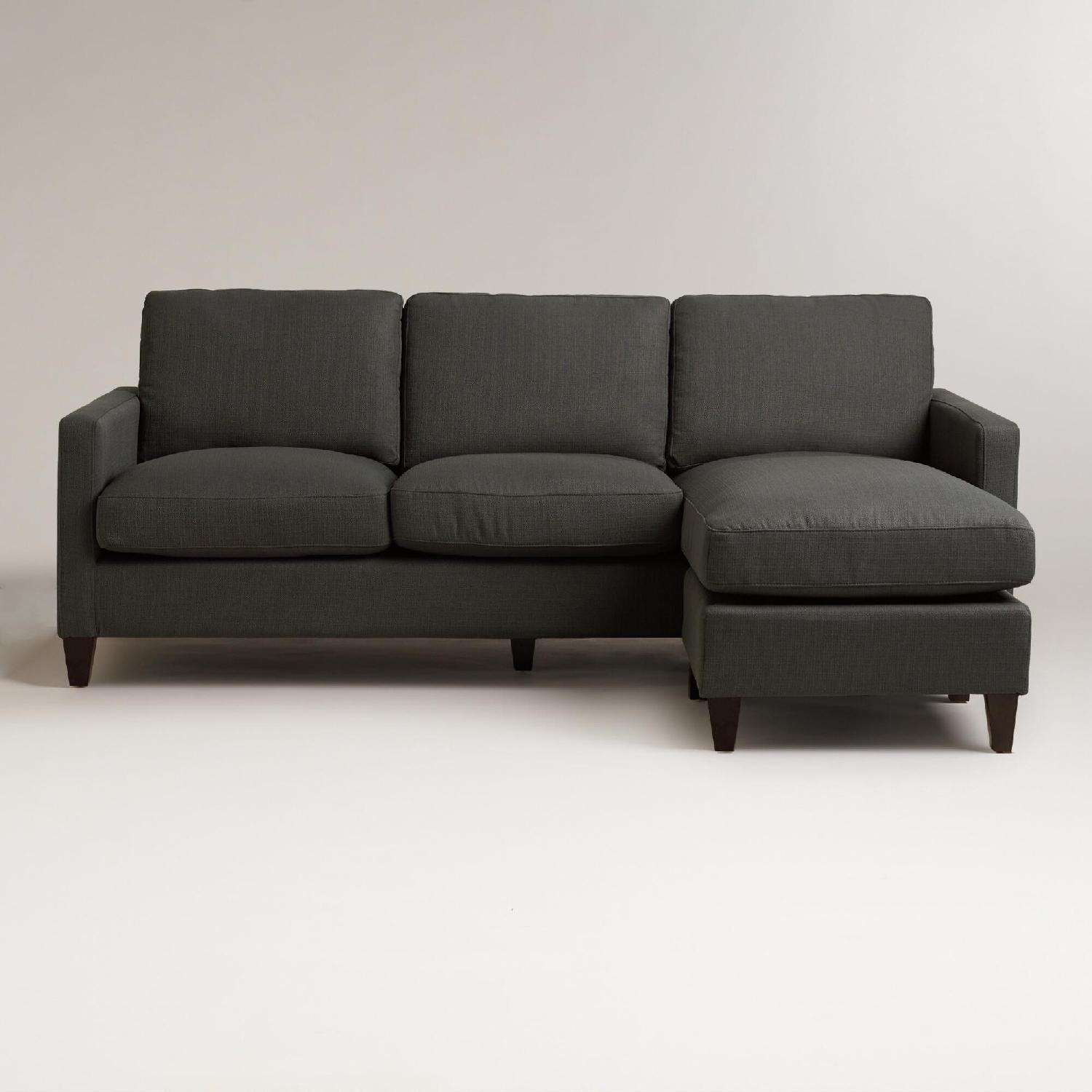 Textured Woven Abbott Sofa - image-1
