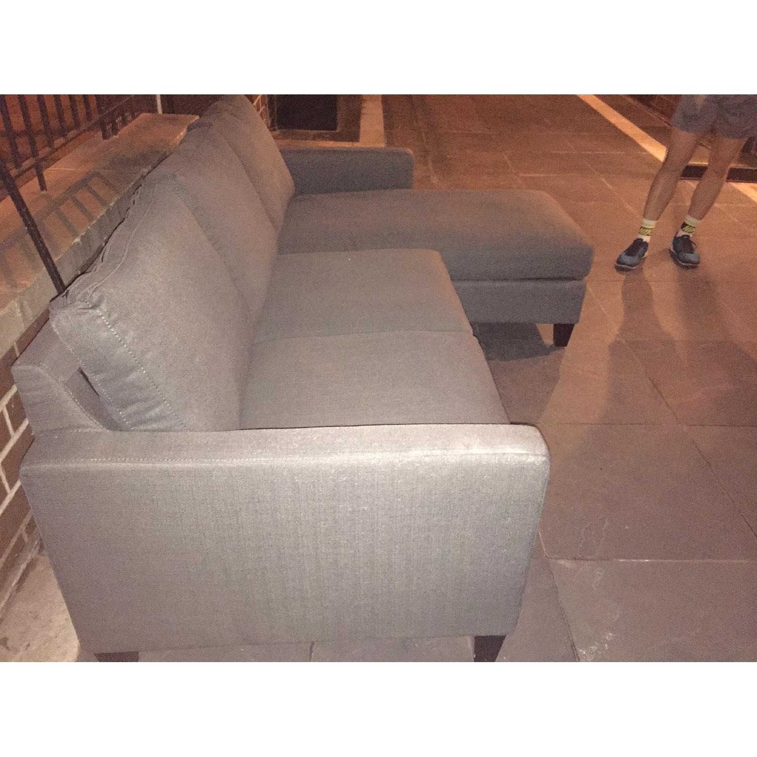 Textured Woven Abbott Sofa - image-4