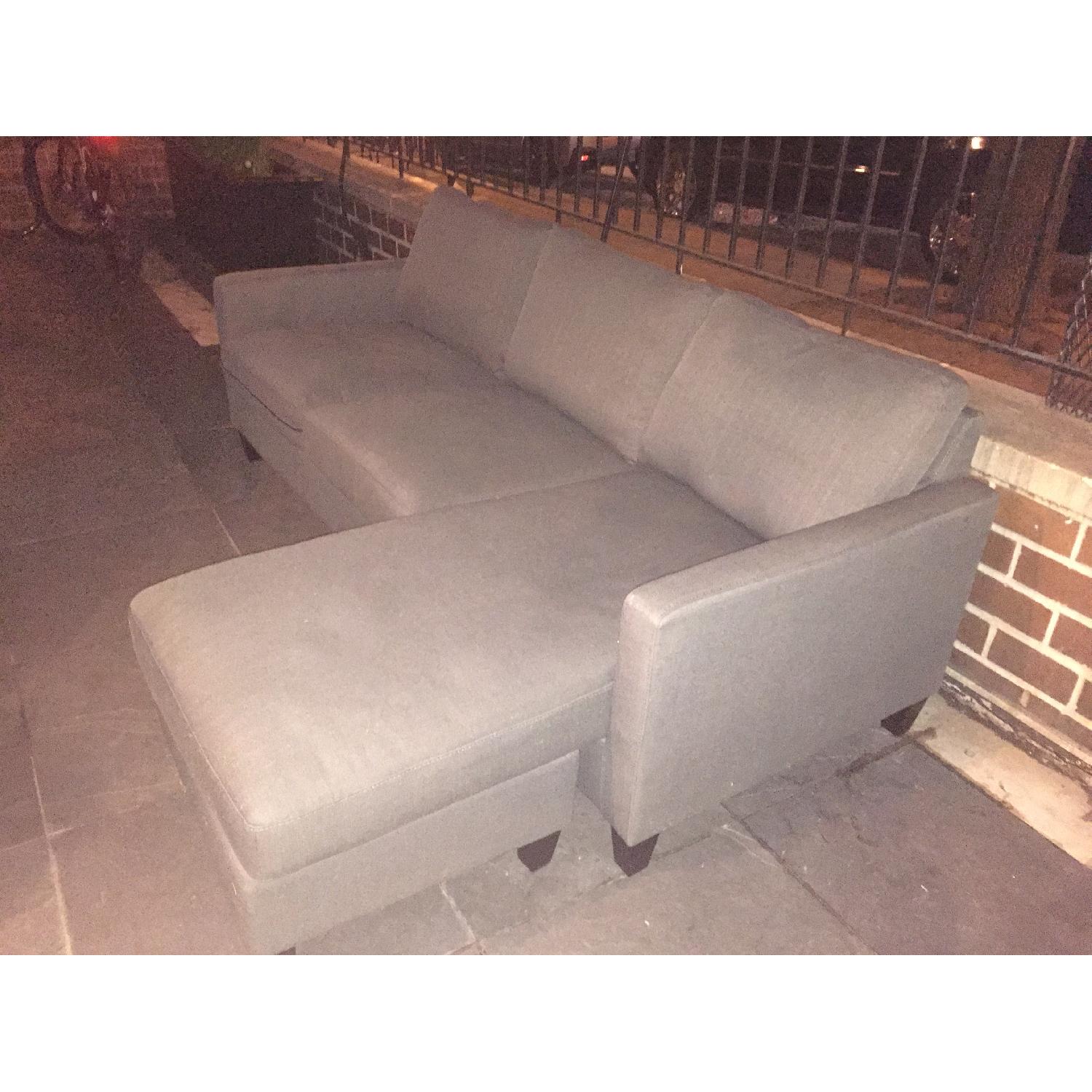 Textured Woven Abbott Sofa - image-5