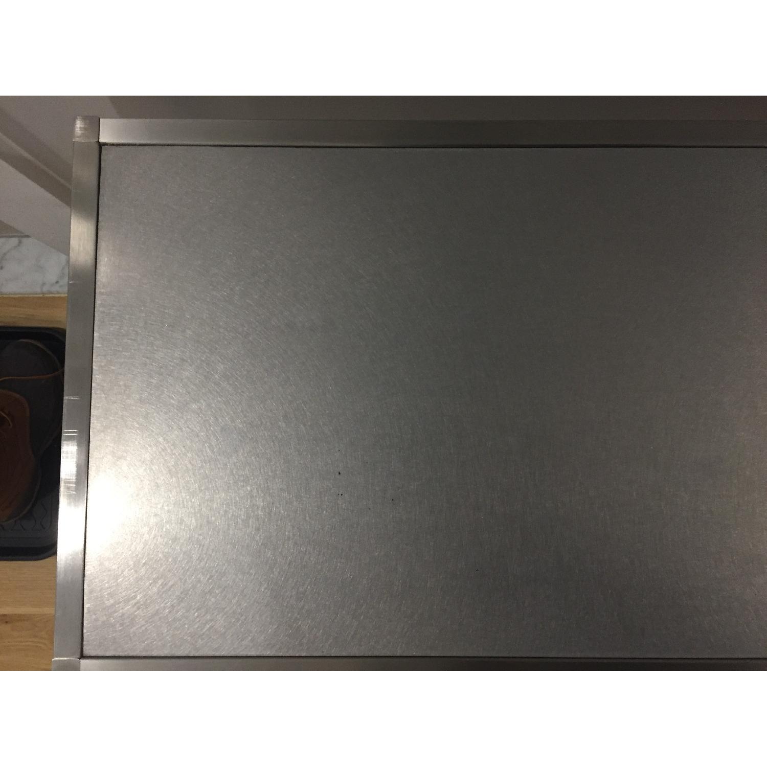 Brushed Metal Console Table - image-3