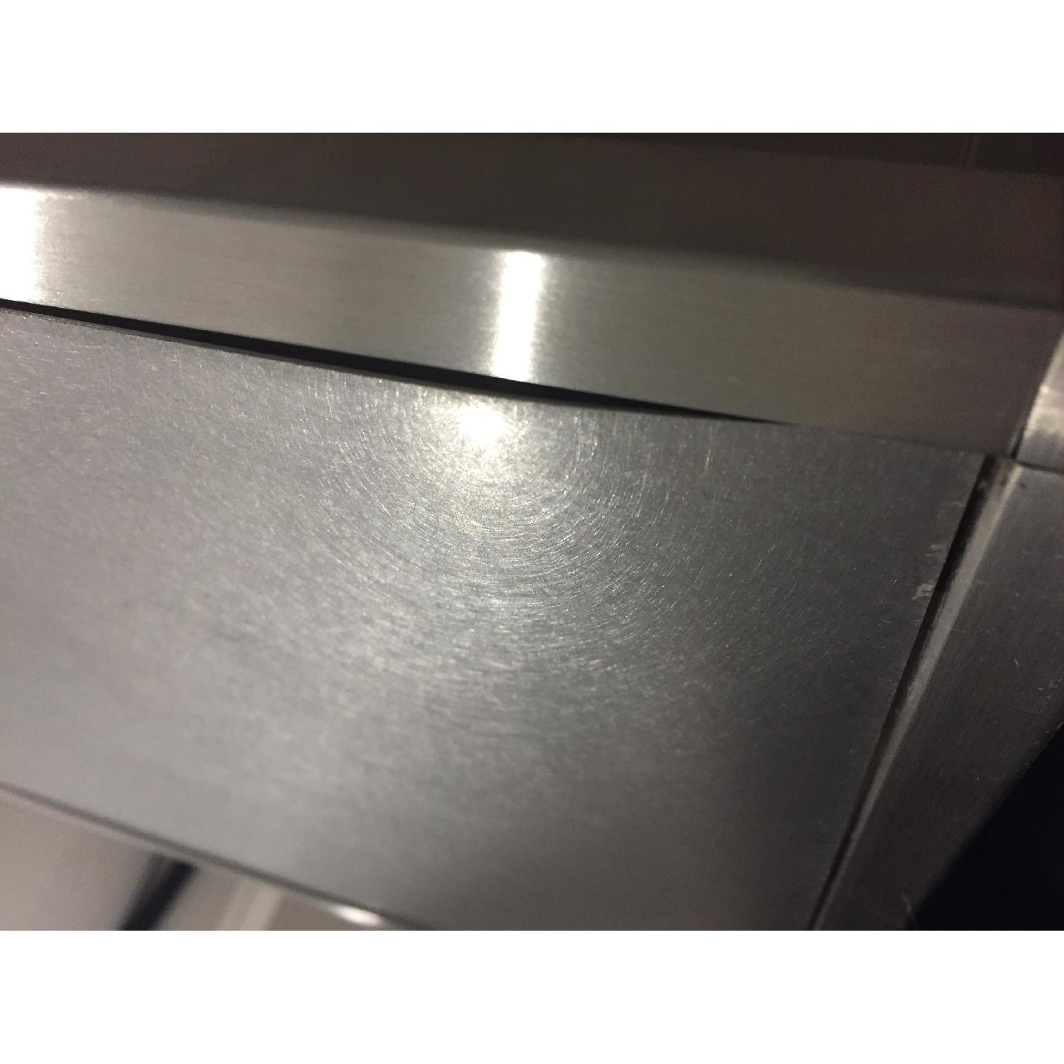 Brushed Metal Console Table - image-4