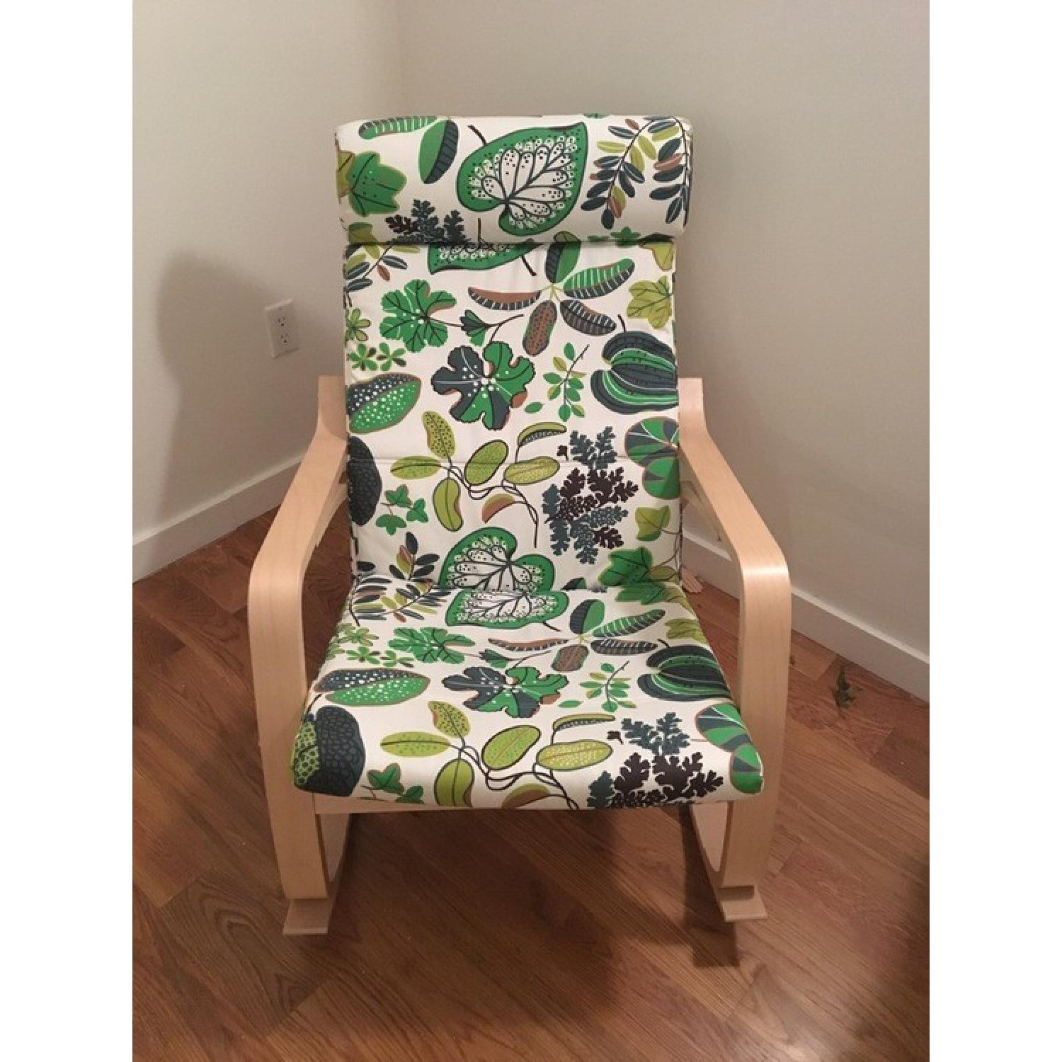 Ikea Poang Jungle Rocking Chair - image-4